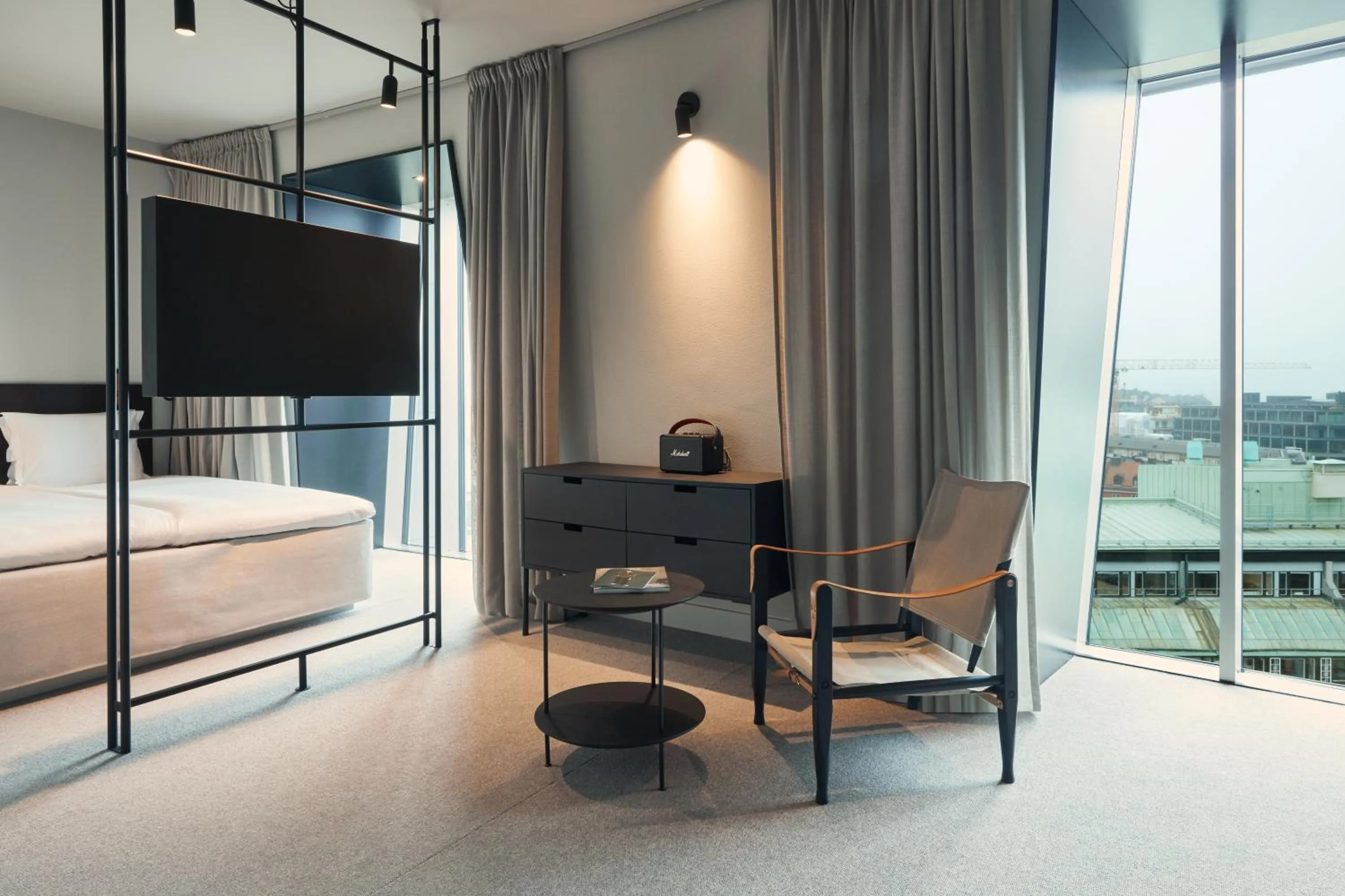 View (from property/room), Bed in Blique by Nobis, Stockholm, a Member of Design Hotels™