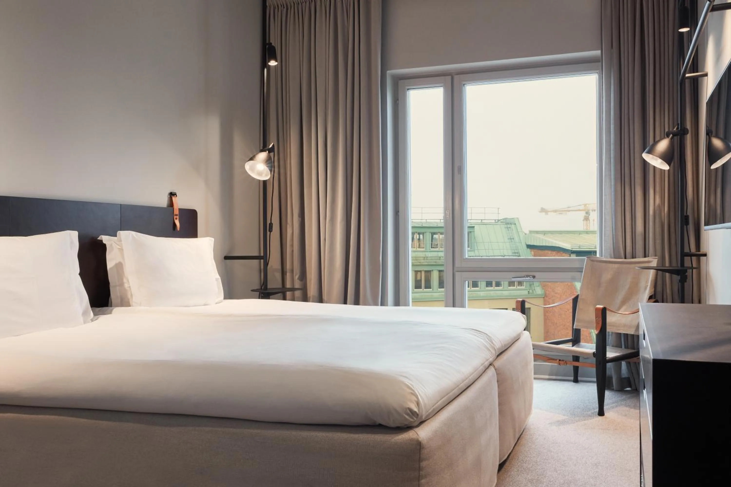 Bed in Blique by Nobis, Stockholm, a Member of Design Hotels™