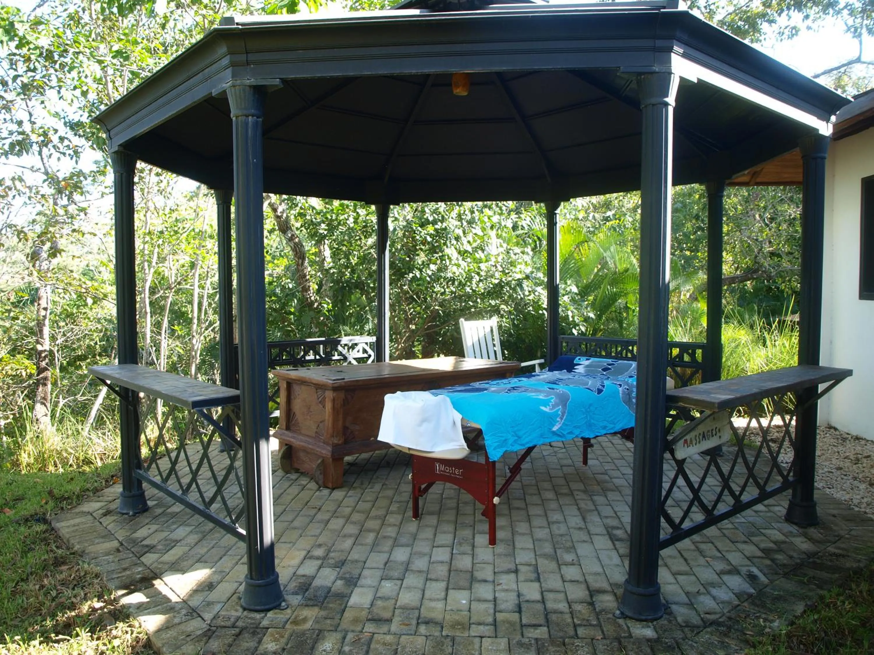 Patio in Lodge Margouillat