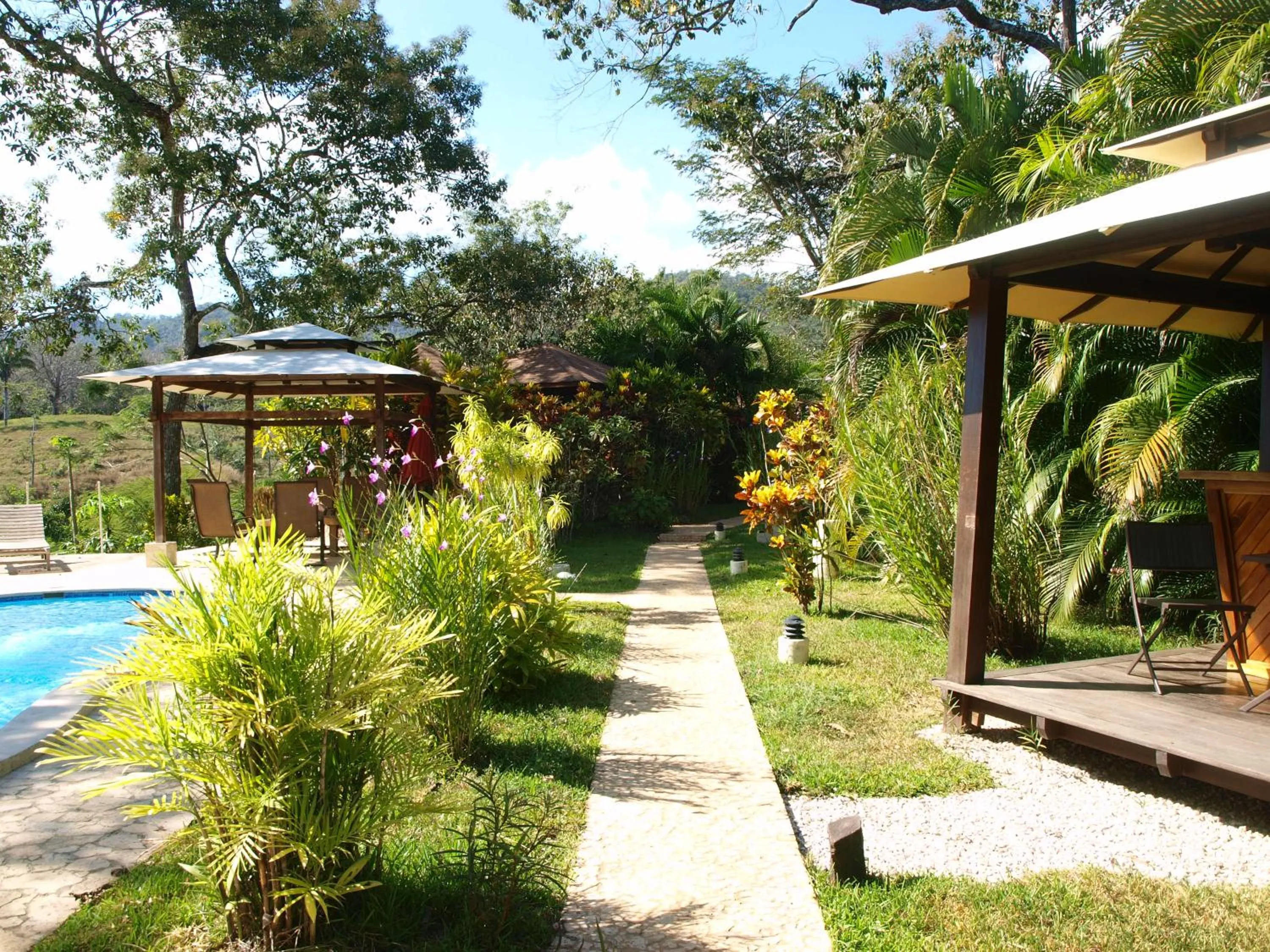 Natural landscape in Lodge Margouillat