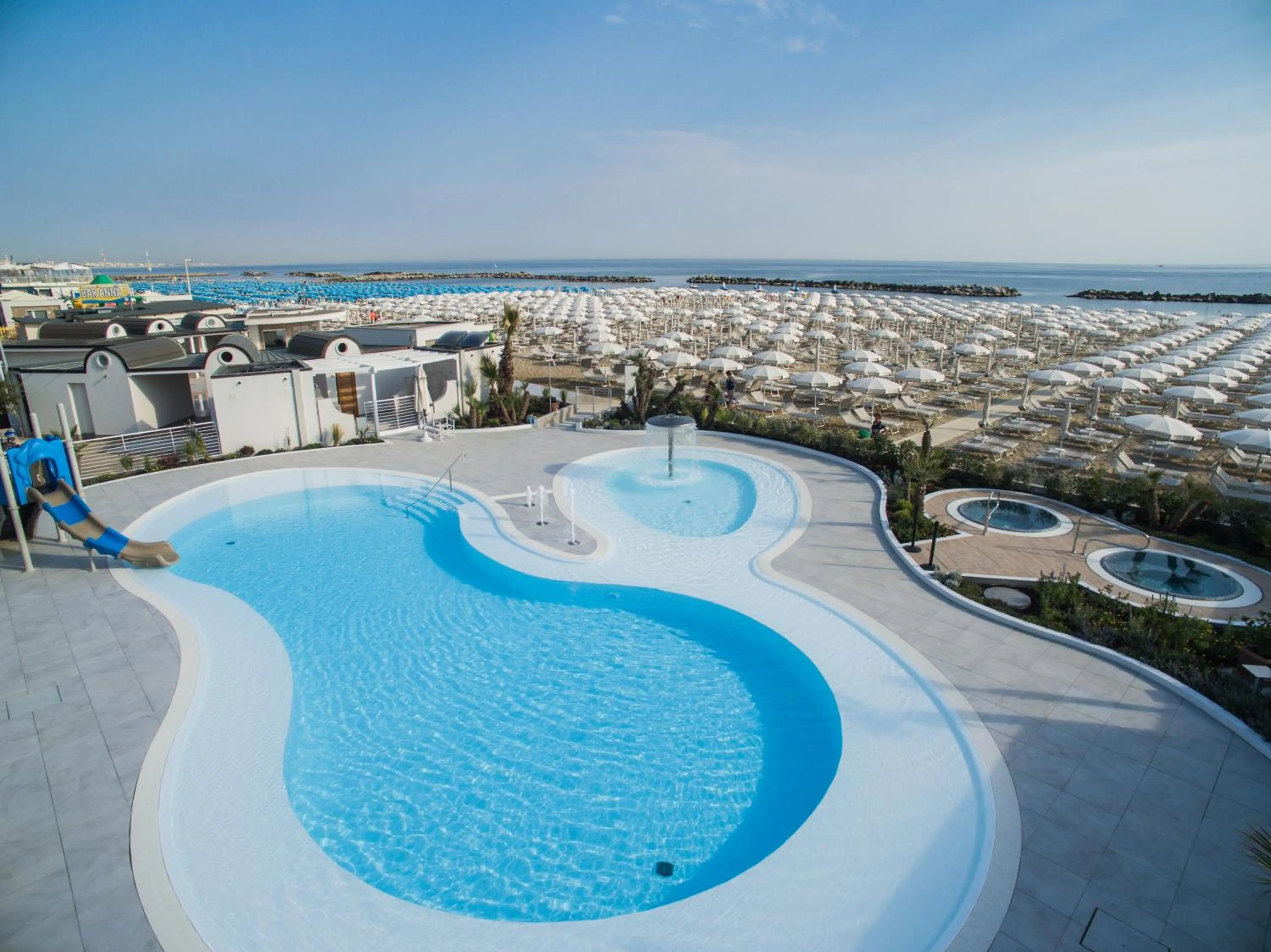 Pool view in Hotel Confort