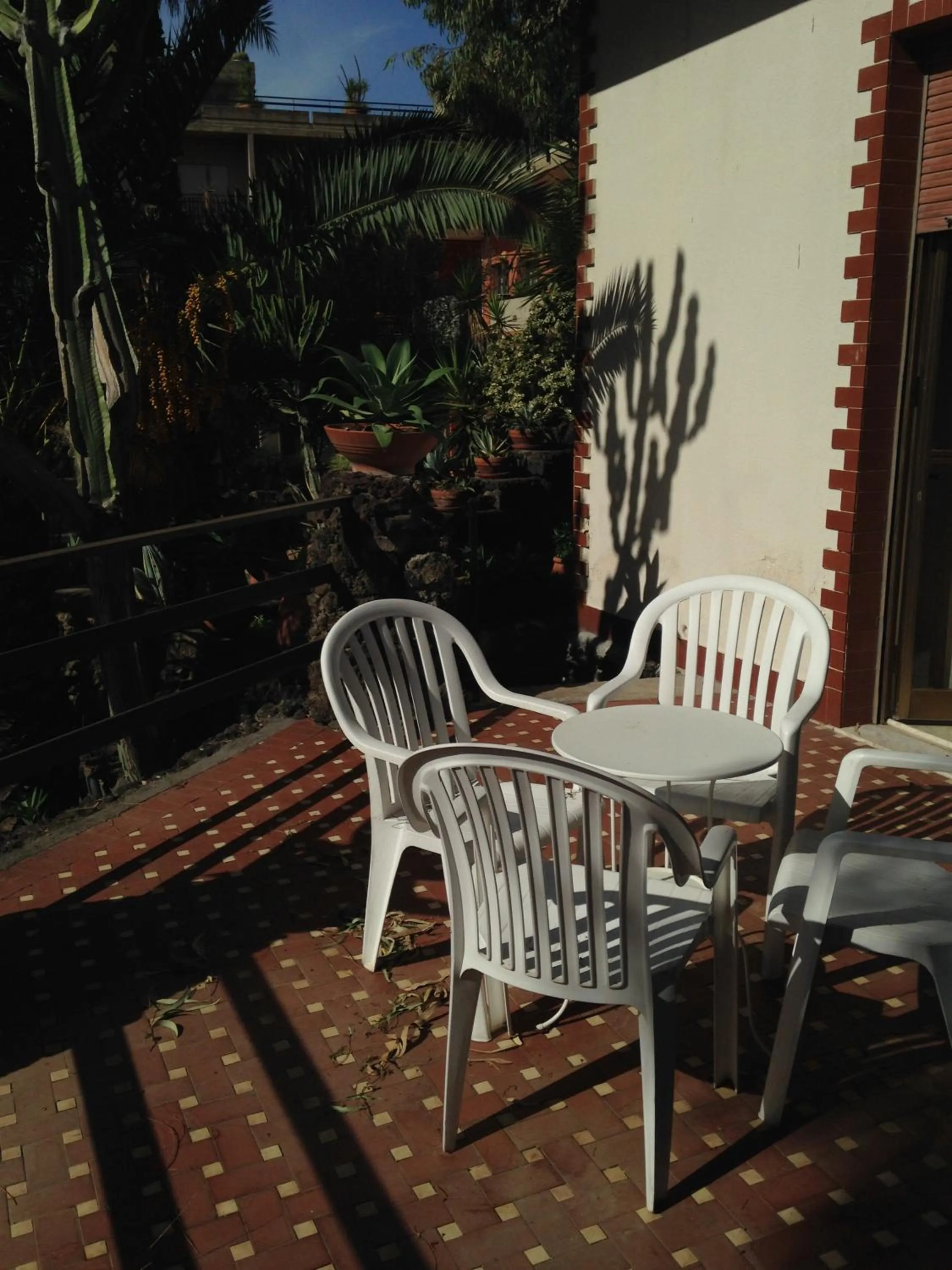 Patio in Garden Hotel