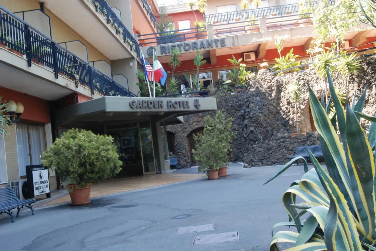 Property building in Garden Hotel