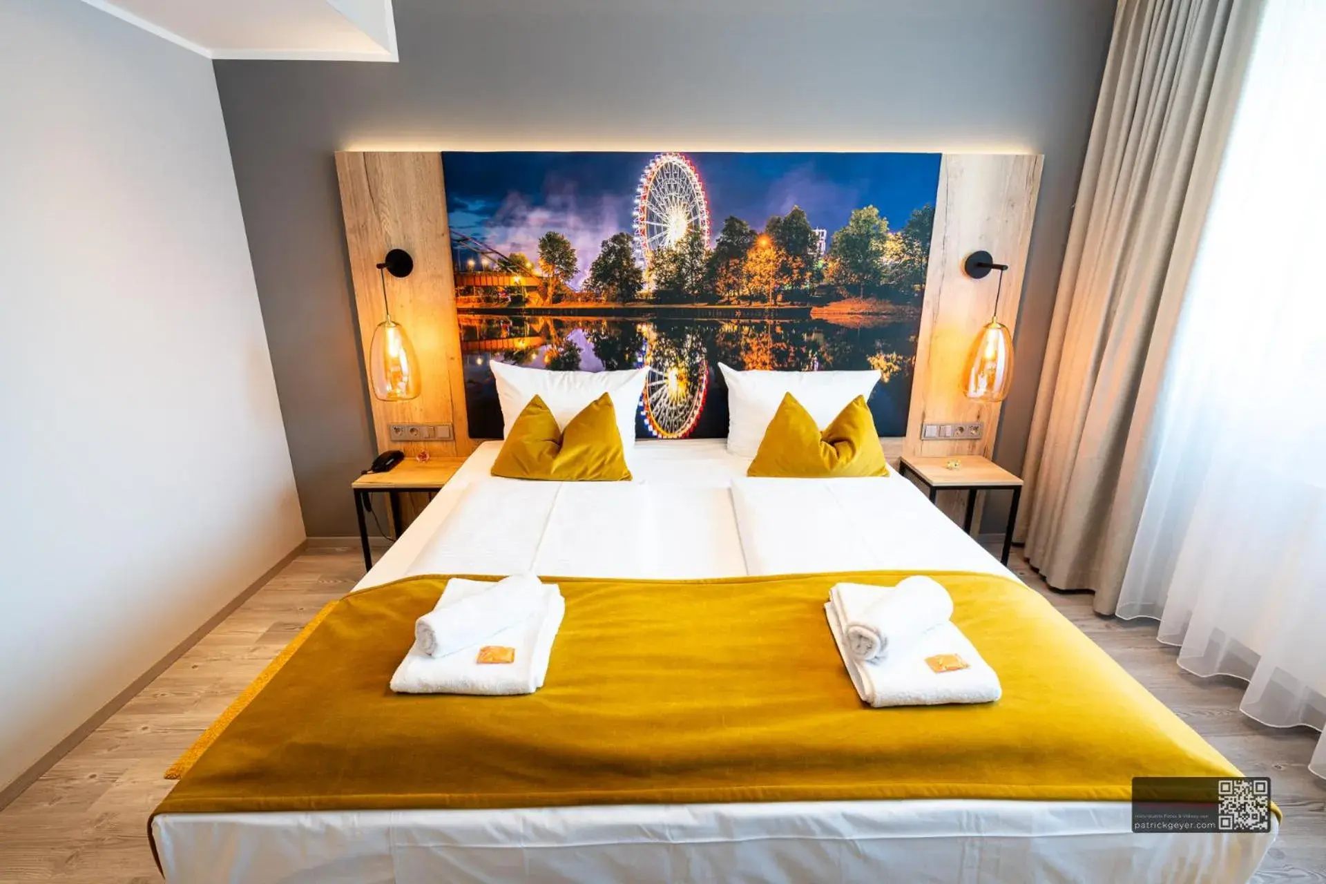 Bed in Hotel Spahr Bed in Hotel Spahr