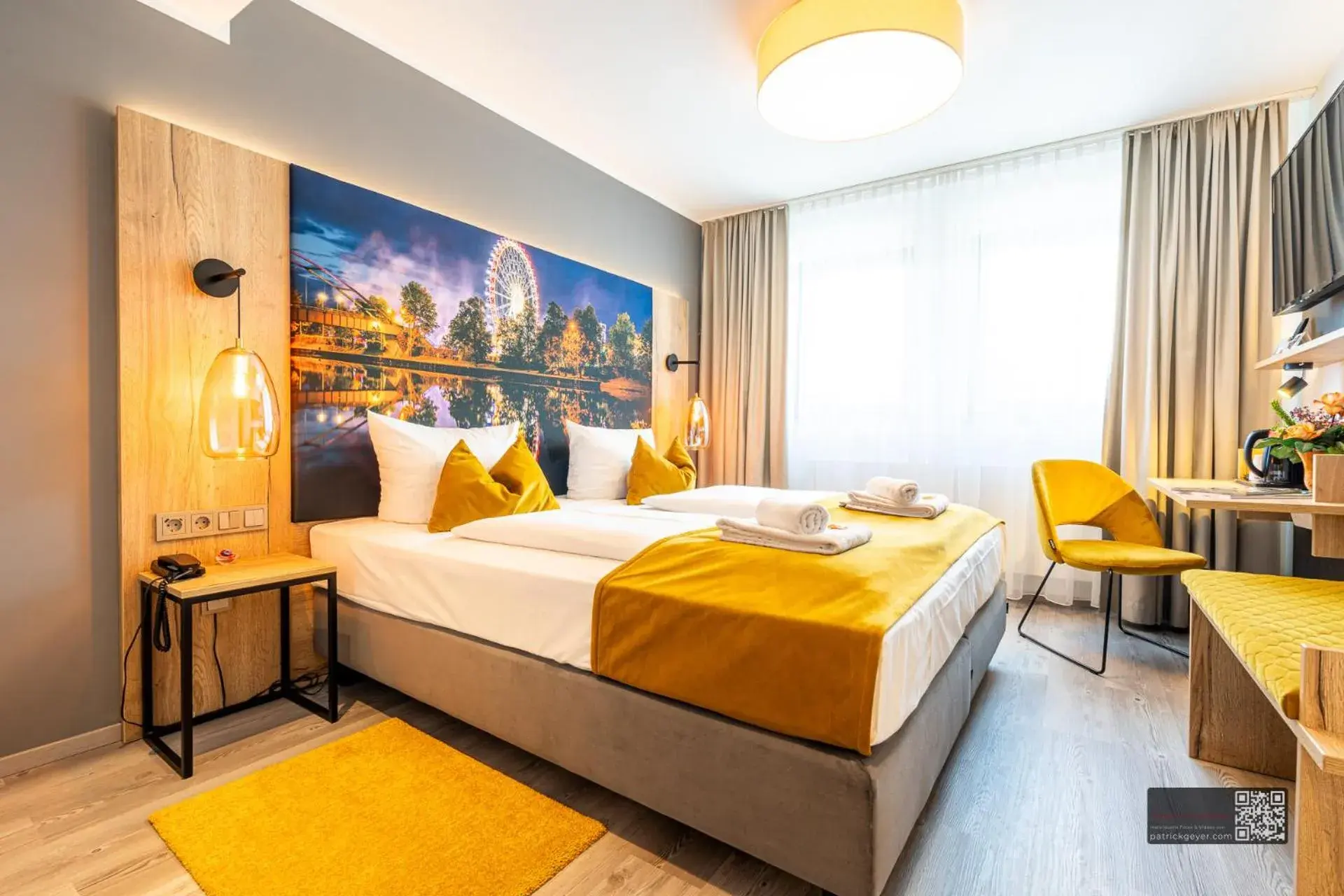 Bed in Hotel Spahr Bed in Hotel Spahr