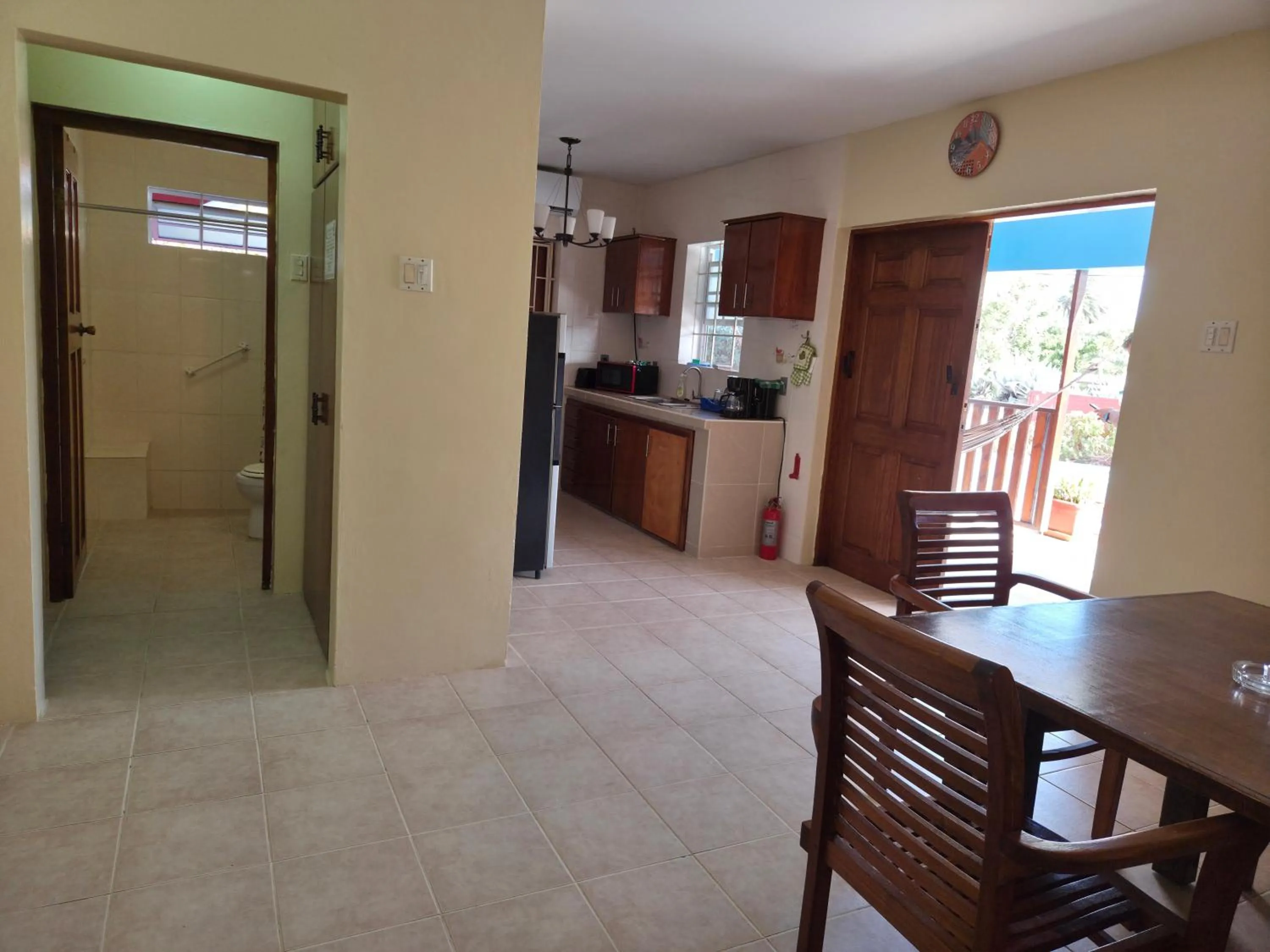 Kitchen or kitchenette in Nos Krusero Apartments