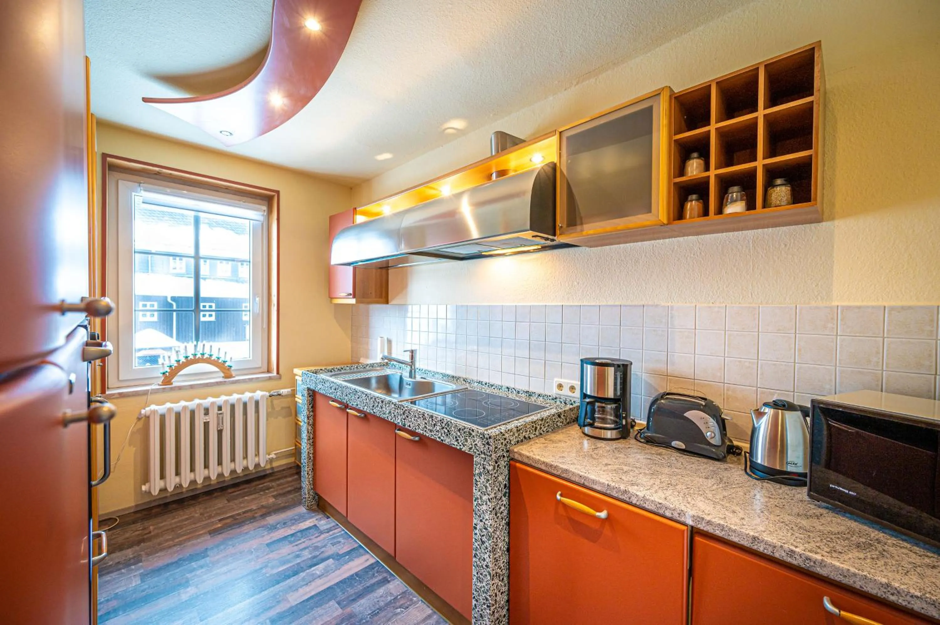 kitchen in Waldgasthof Bad Einsiedel