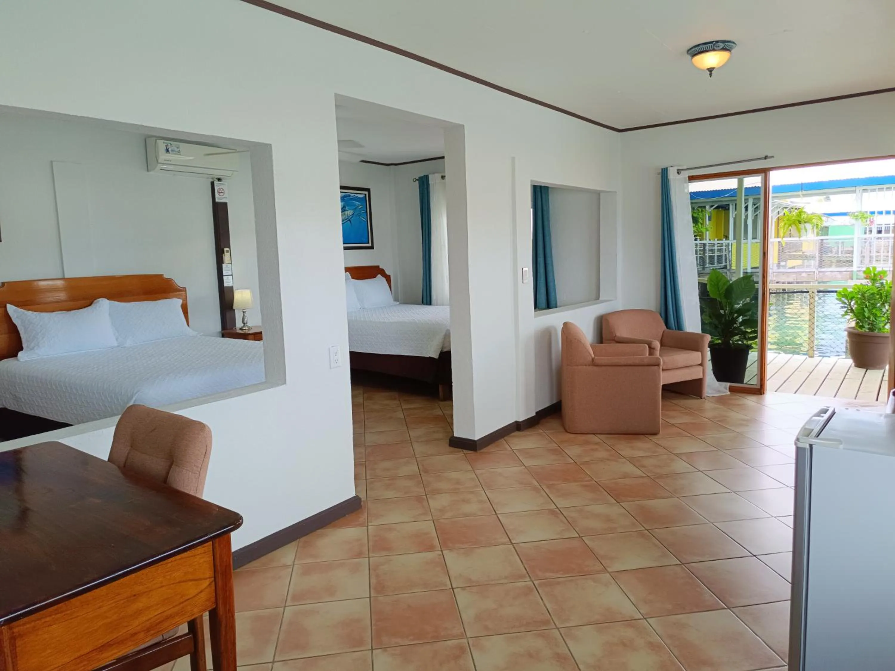 Bed in Banana Bay Marina