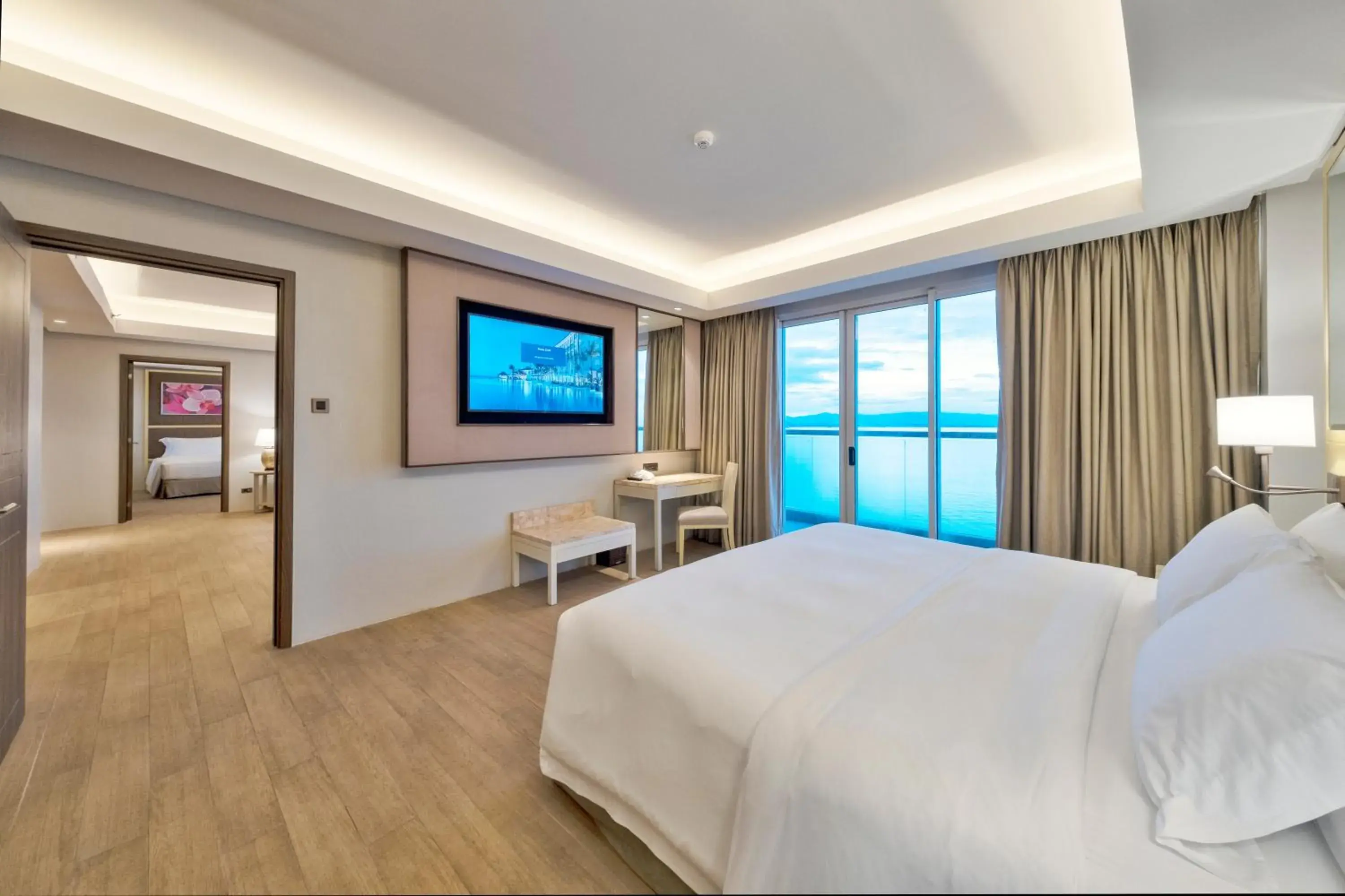 Photo of the whole room, Bed in Dusit Thani Mactan Cebu Resort Photo of the whole room, Bed in Dusit Thani Mactan Cebu Resort