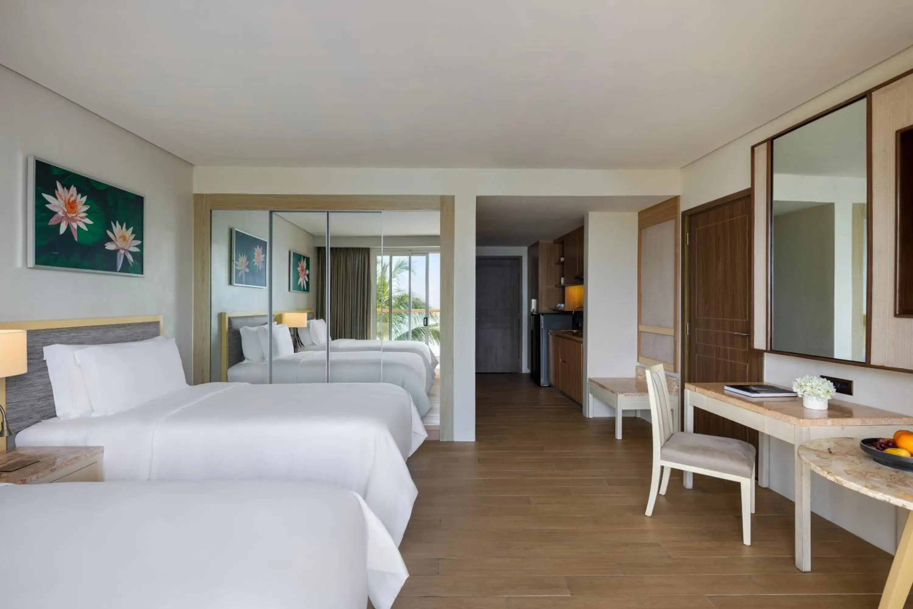 Bed in Dusit Thani Mactan Cebu Resort Bed in Dusit Thani Mactan Cebu Resort