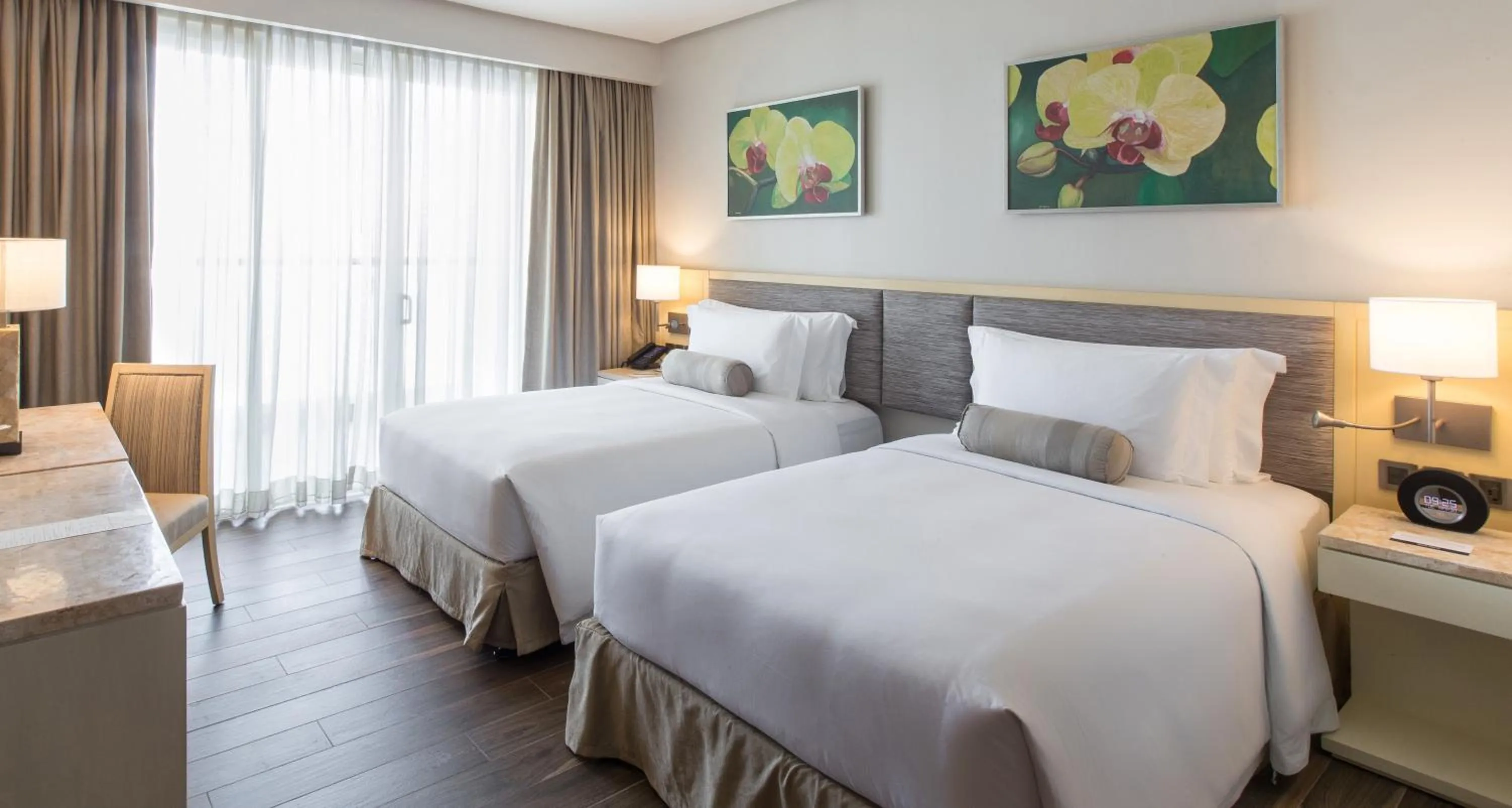 Bed in Dusit Thani Mactan Cebu Resort