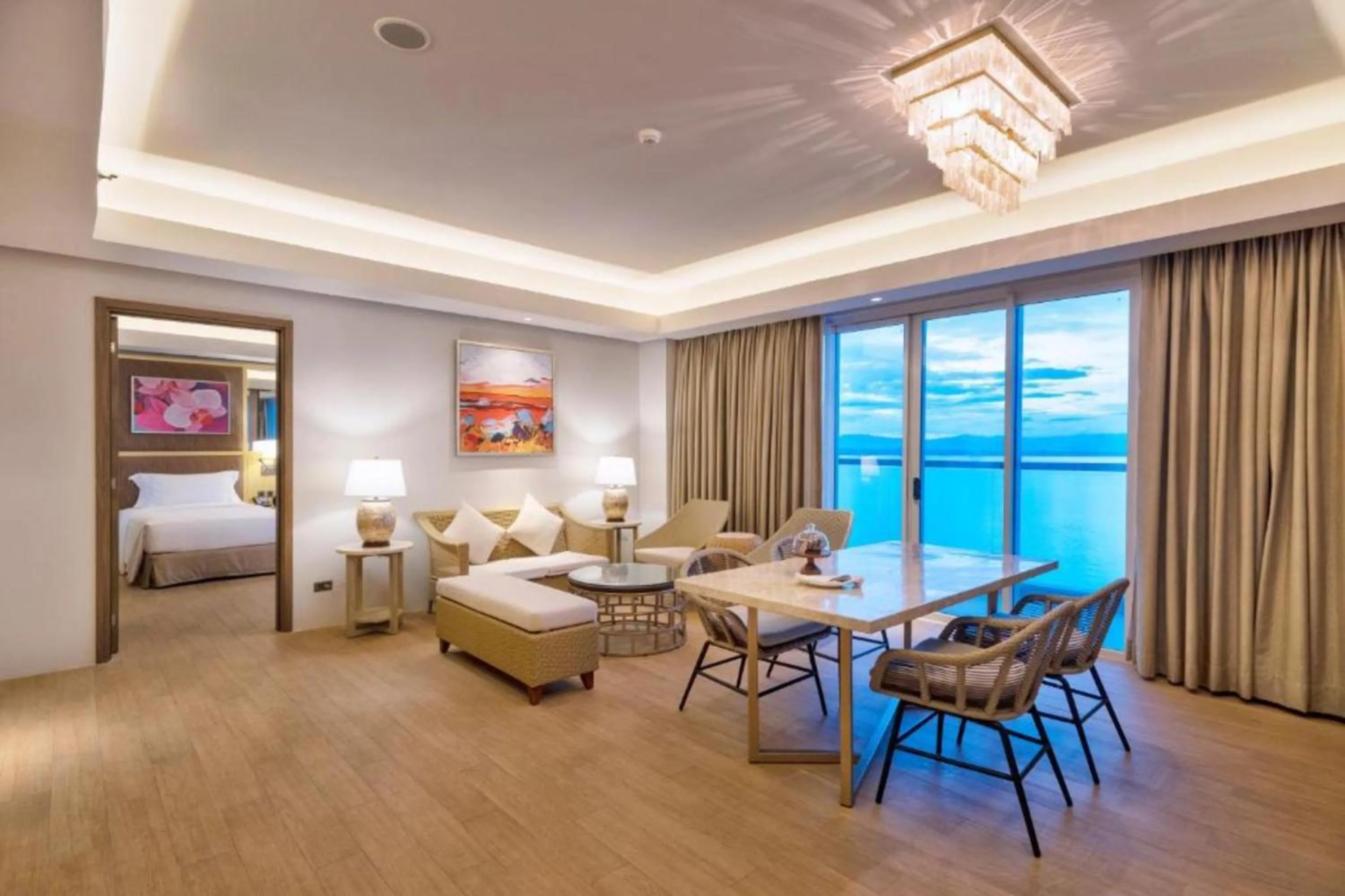 Living room in Dusit Thani Mactan Cebu Resort