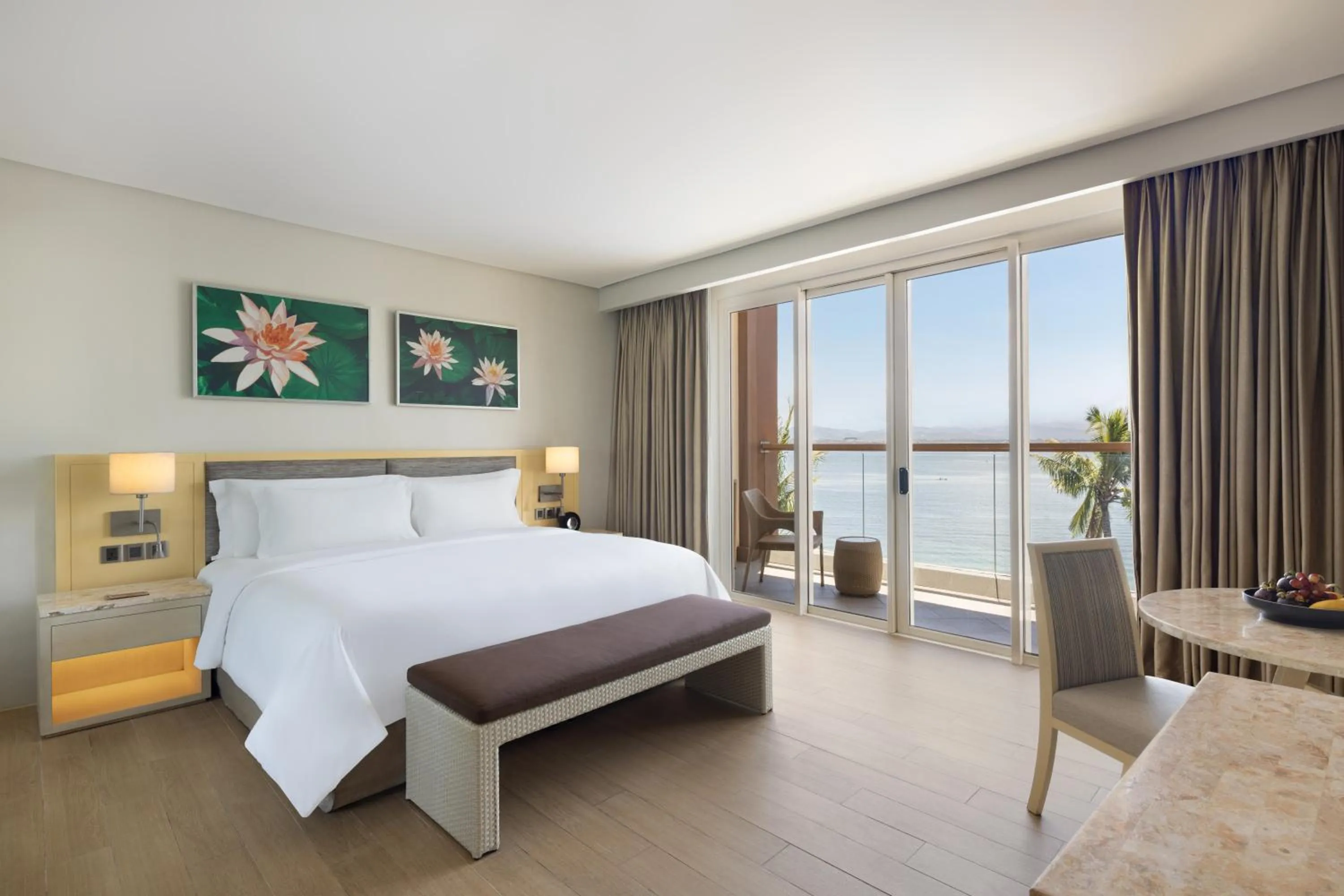 Bed in Dusit Thani Mactan Cebu Resort