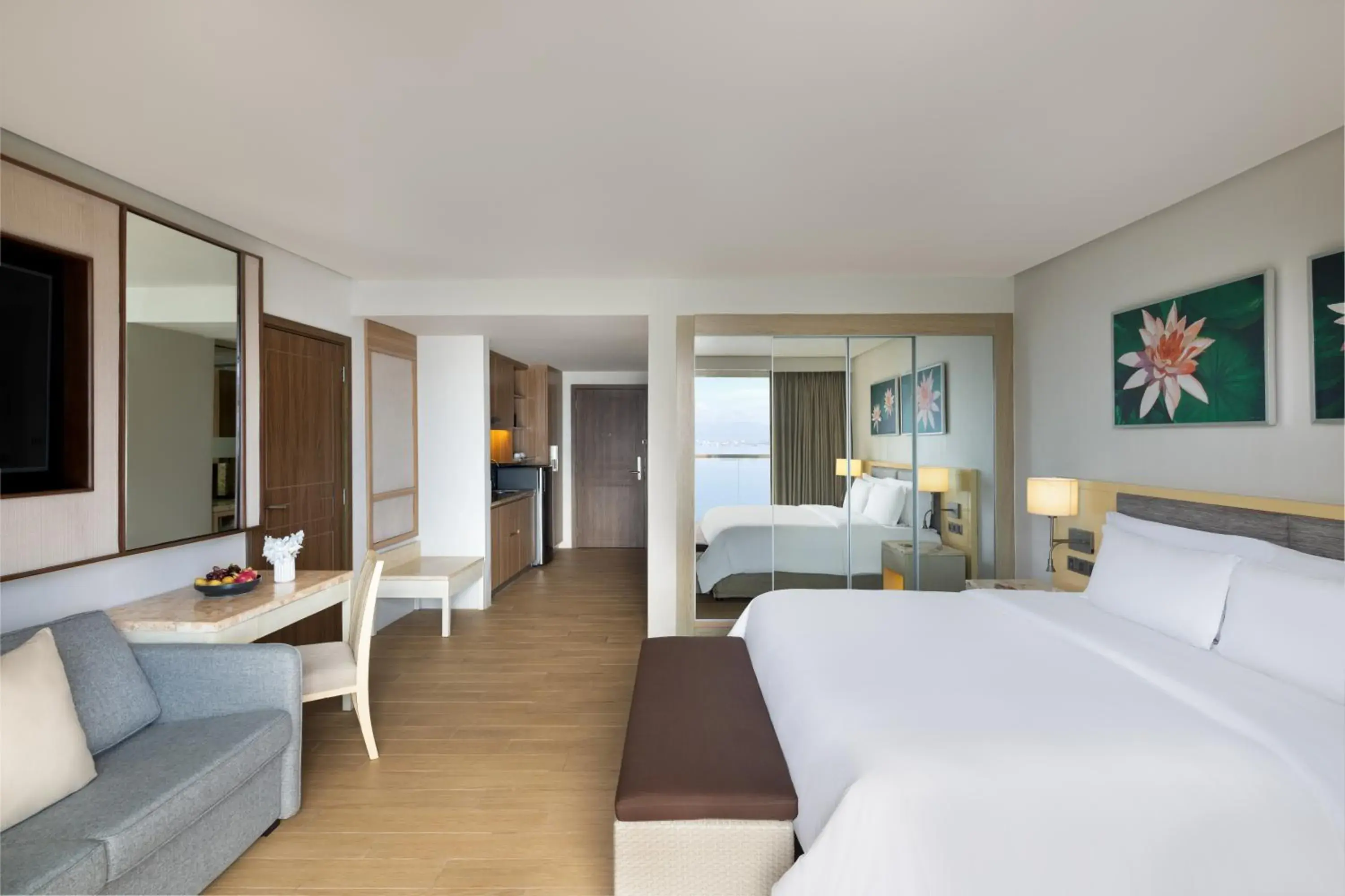 Bed in Dusit Thani Mactan Cebu Resort Bed in Dusit Thani Mactan Cebu Resort