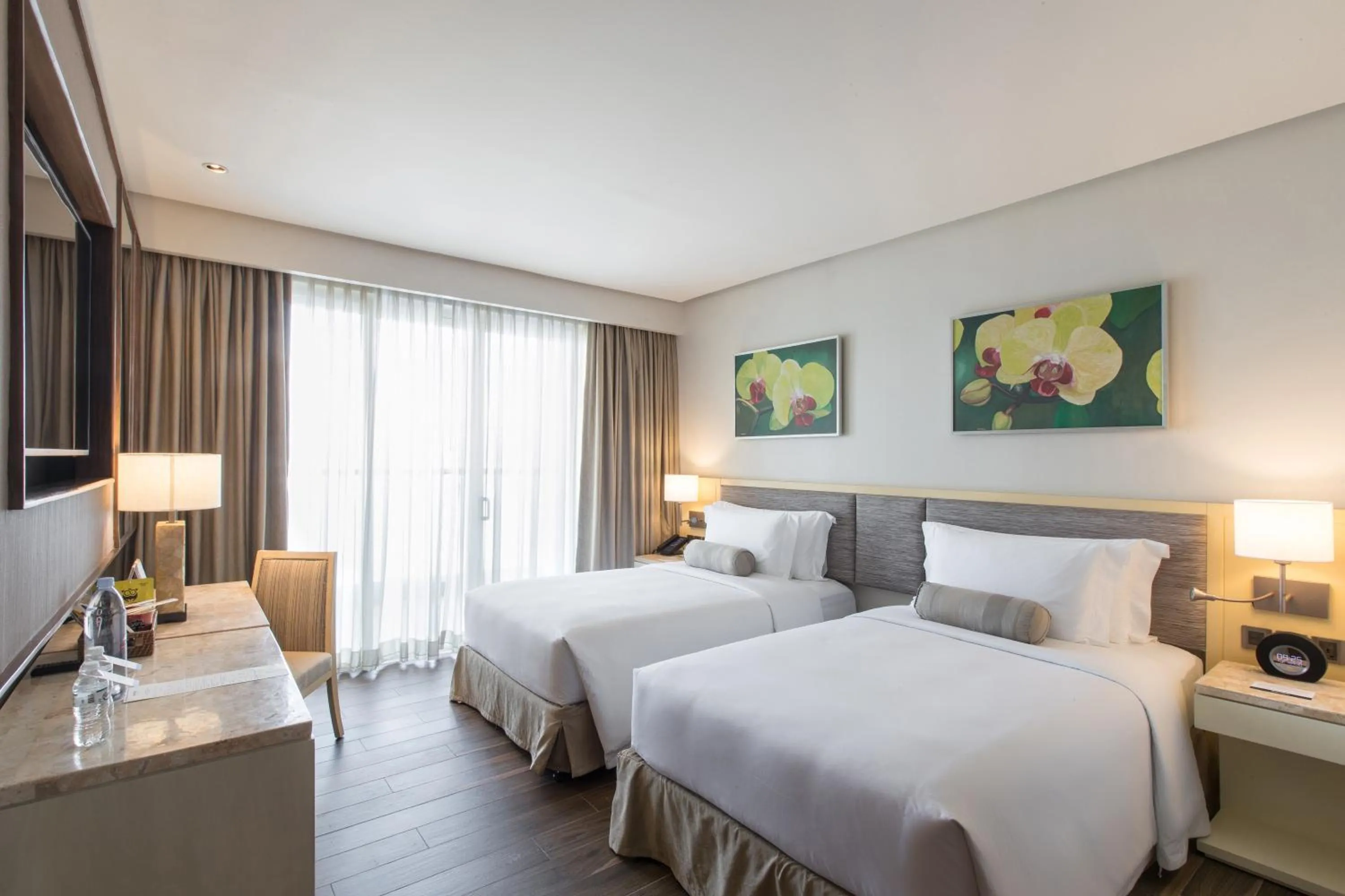 Bed in Dusit Thani Mactan Cebu Resort