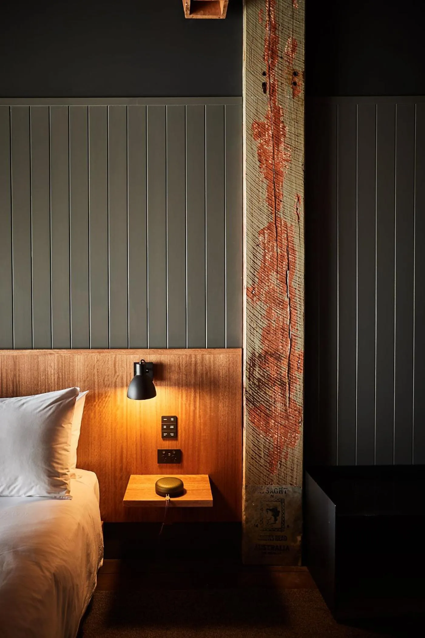 Decorative detail, Bed in The Premier Mill Hotel