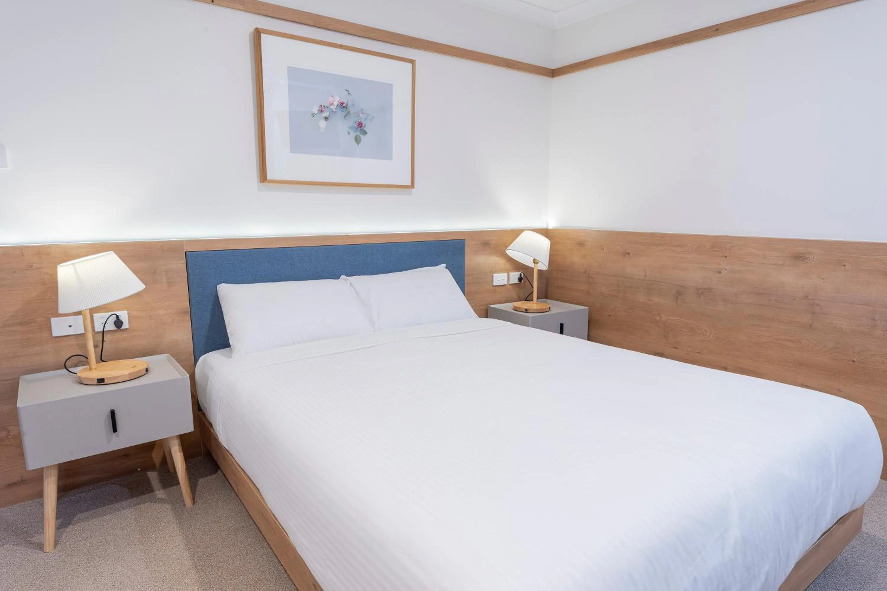 Bedroom, Bed in Blue Ocean Motel Apollo Bay