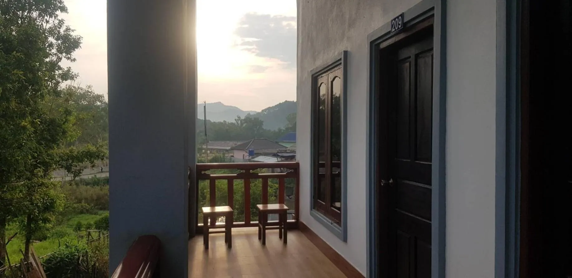 Balcony/Terrace in Sipanya Guesthouse