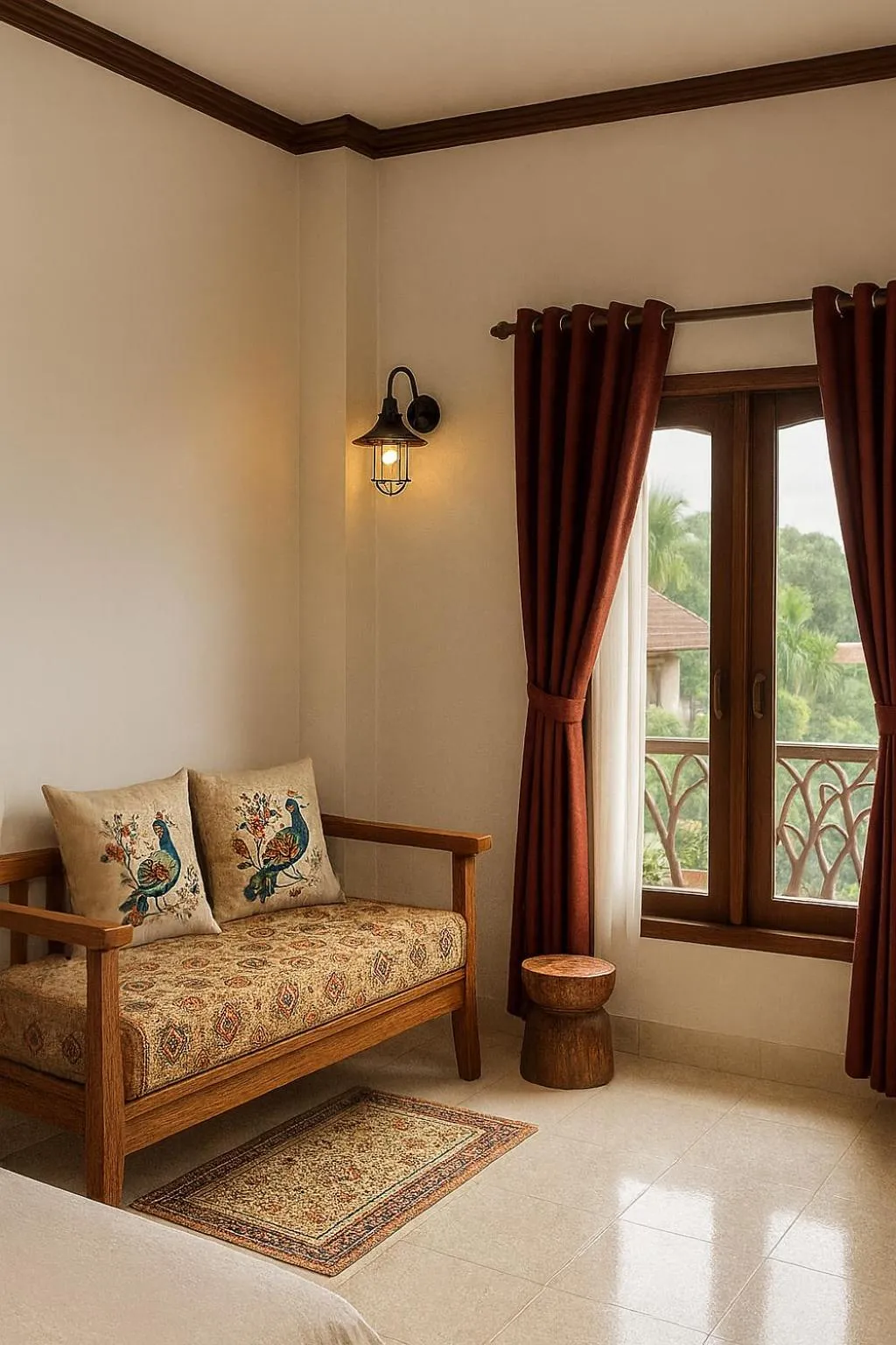 Bed in Sipanya Guesthouse