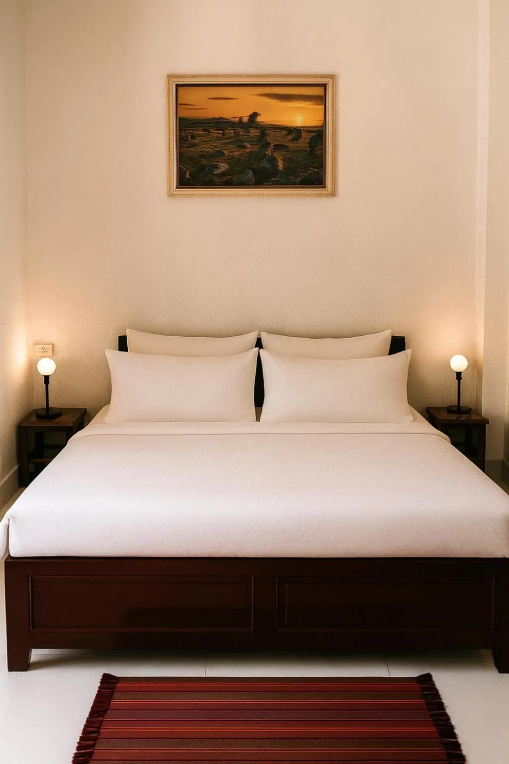 Bed in Sipanya Guesthouse