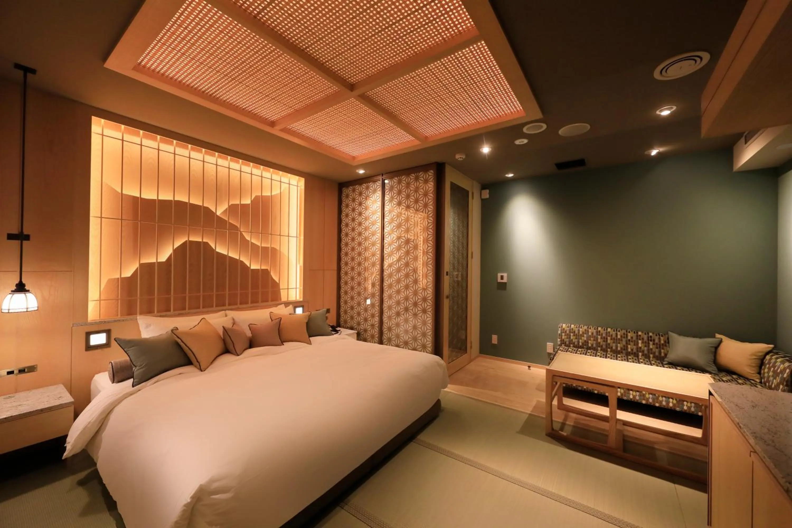 Bed in Hotel Gion Ichirin