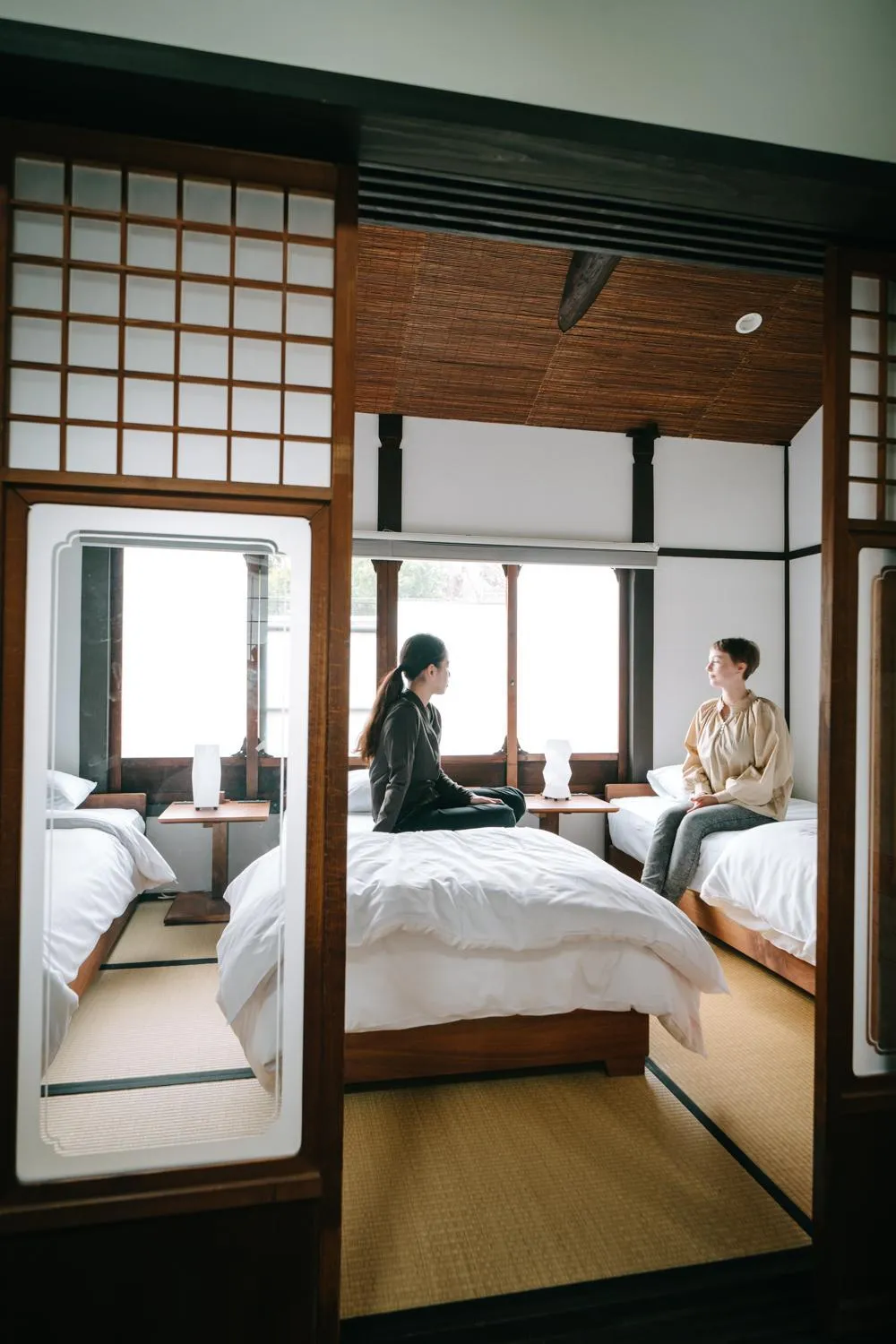 Photo of the whole room, Bed in Renge-an