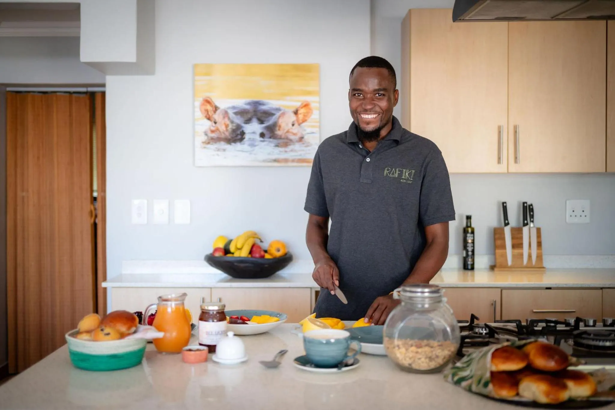 Staff in Rafiki Bush Lodge
