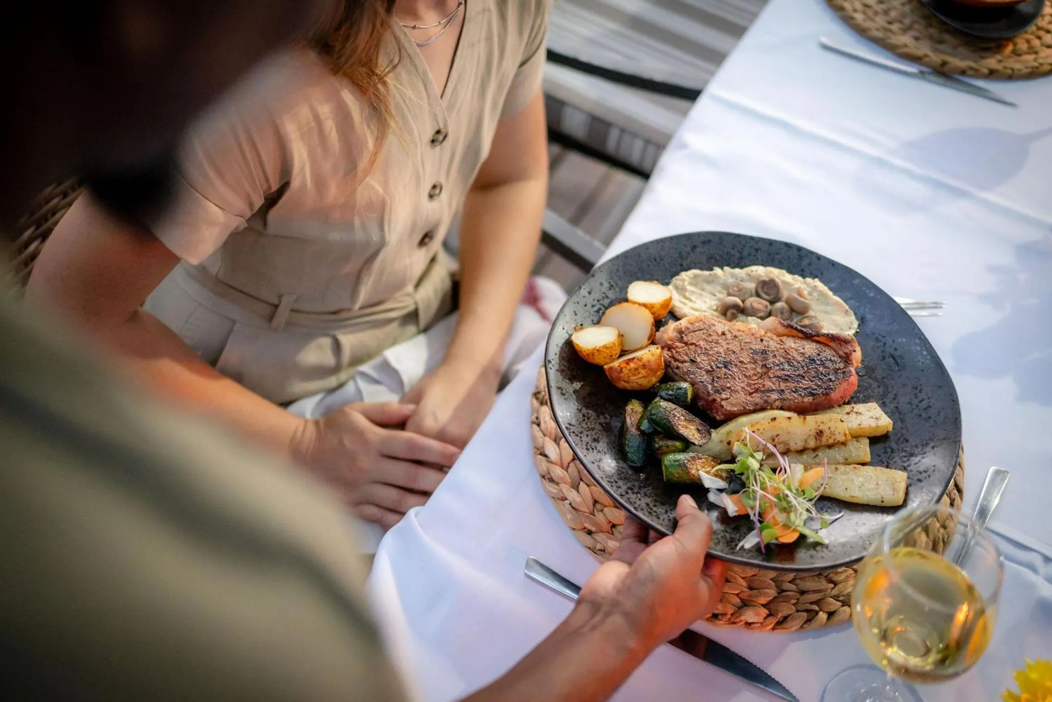 Dinner in Rafiki Bush Lodge