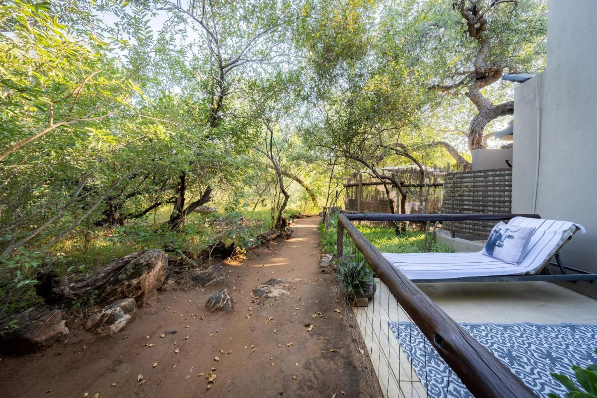 Natural landscape in Rafiki Bush Lodge