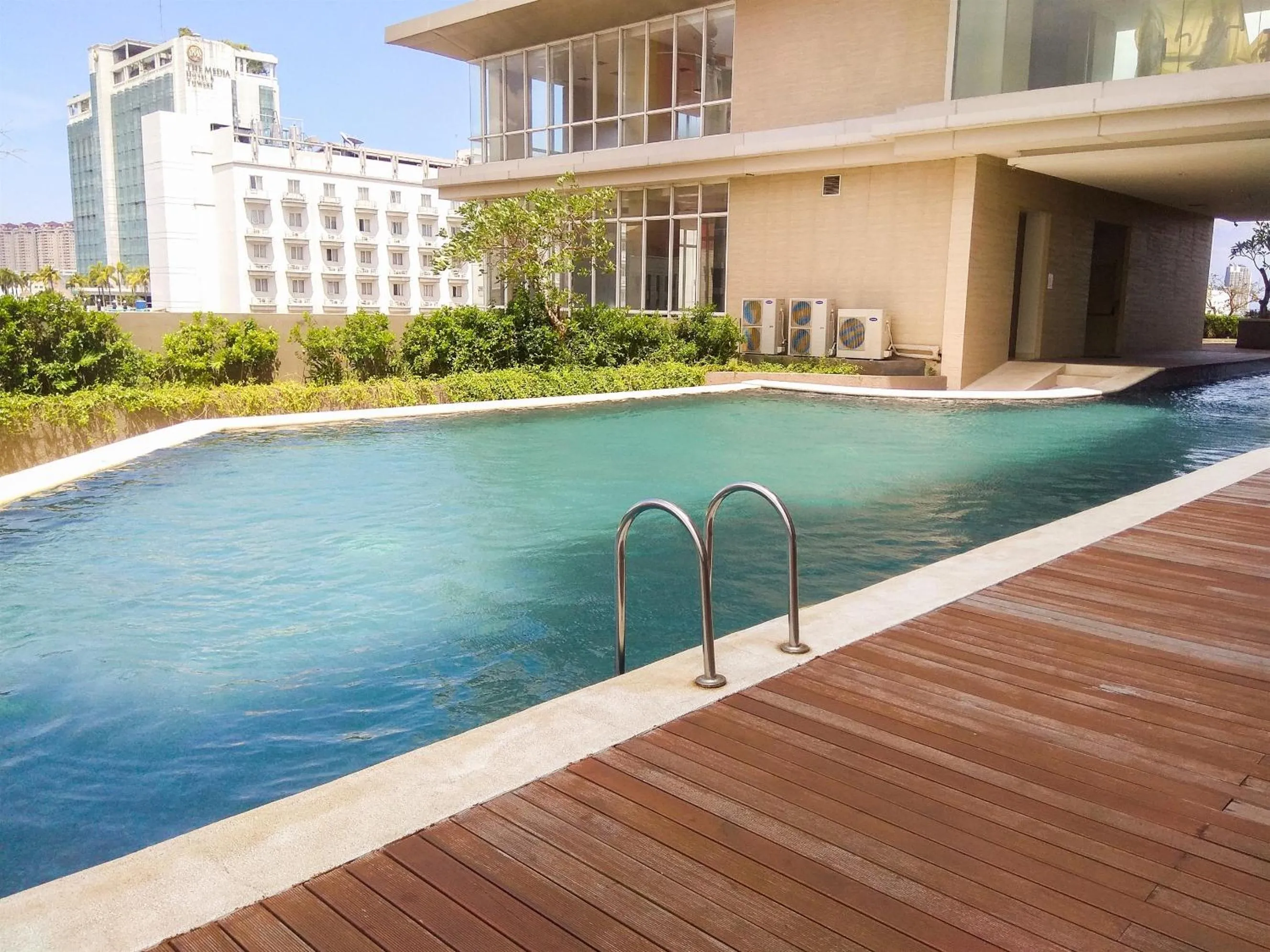 Property building in Prime Location Studio Apartment at Elpis Residence near Ancol By Travelio