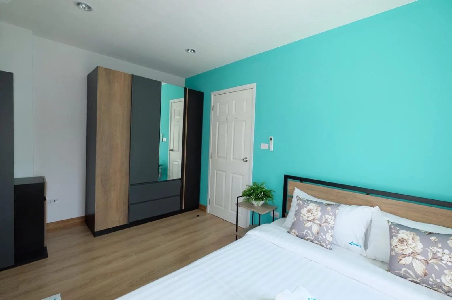 Bed in Living at Sphere Family room