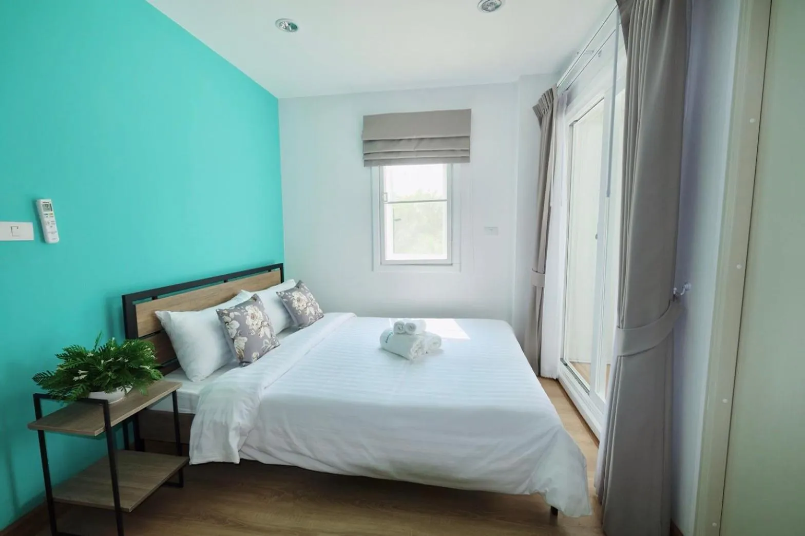 Bed in Living at Sphere Family room