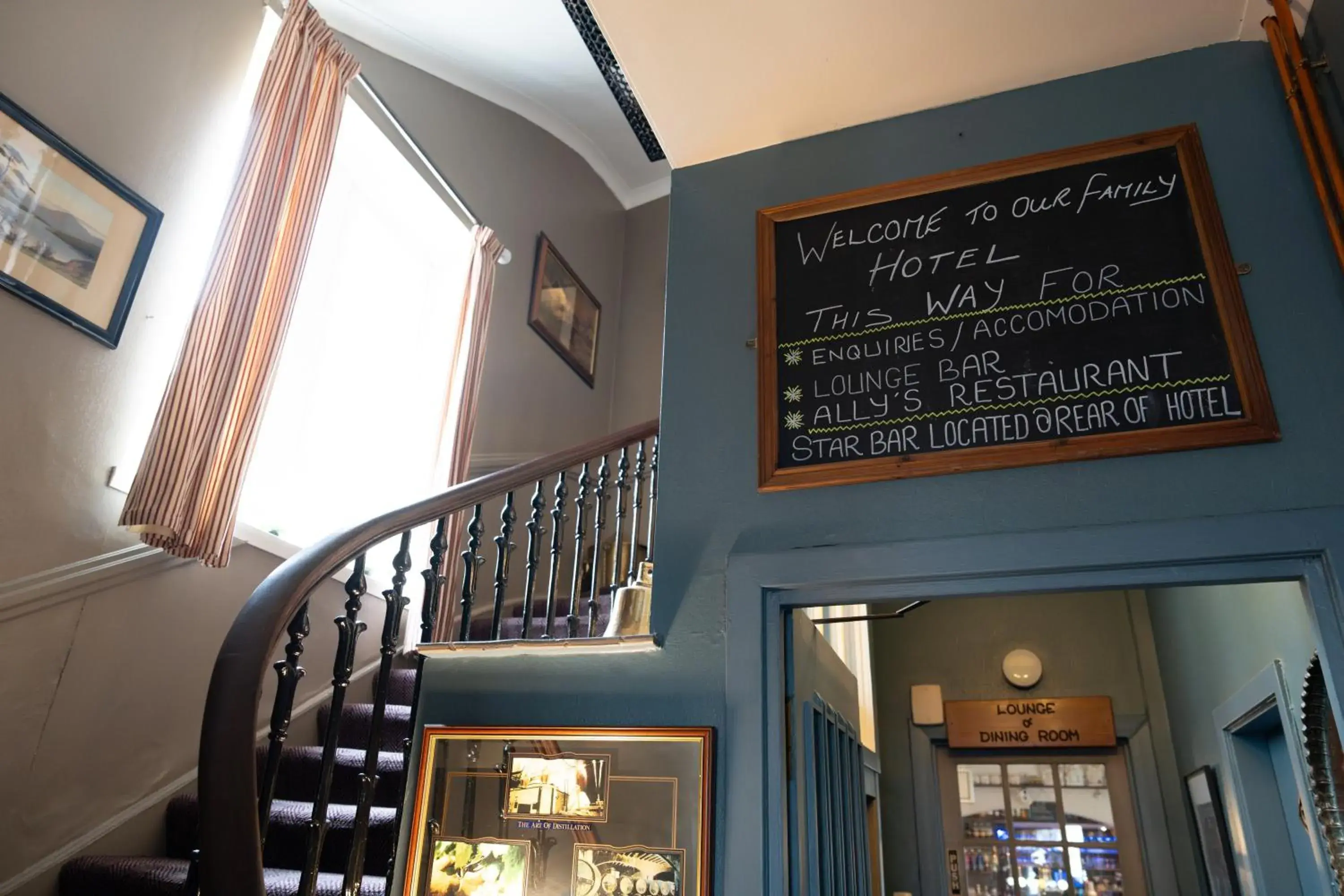 Lobby or reception in The Famous Star Hotel Moffat Lobby or reception in The Famous Star Hotel Moffat