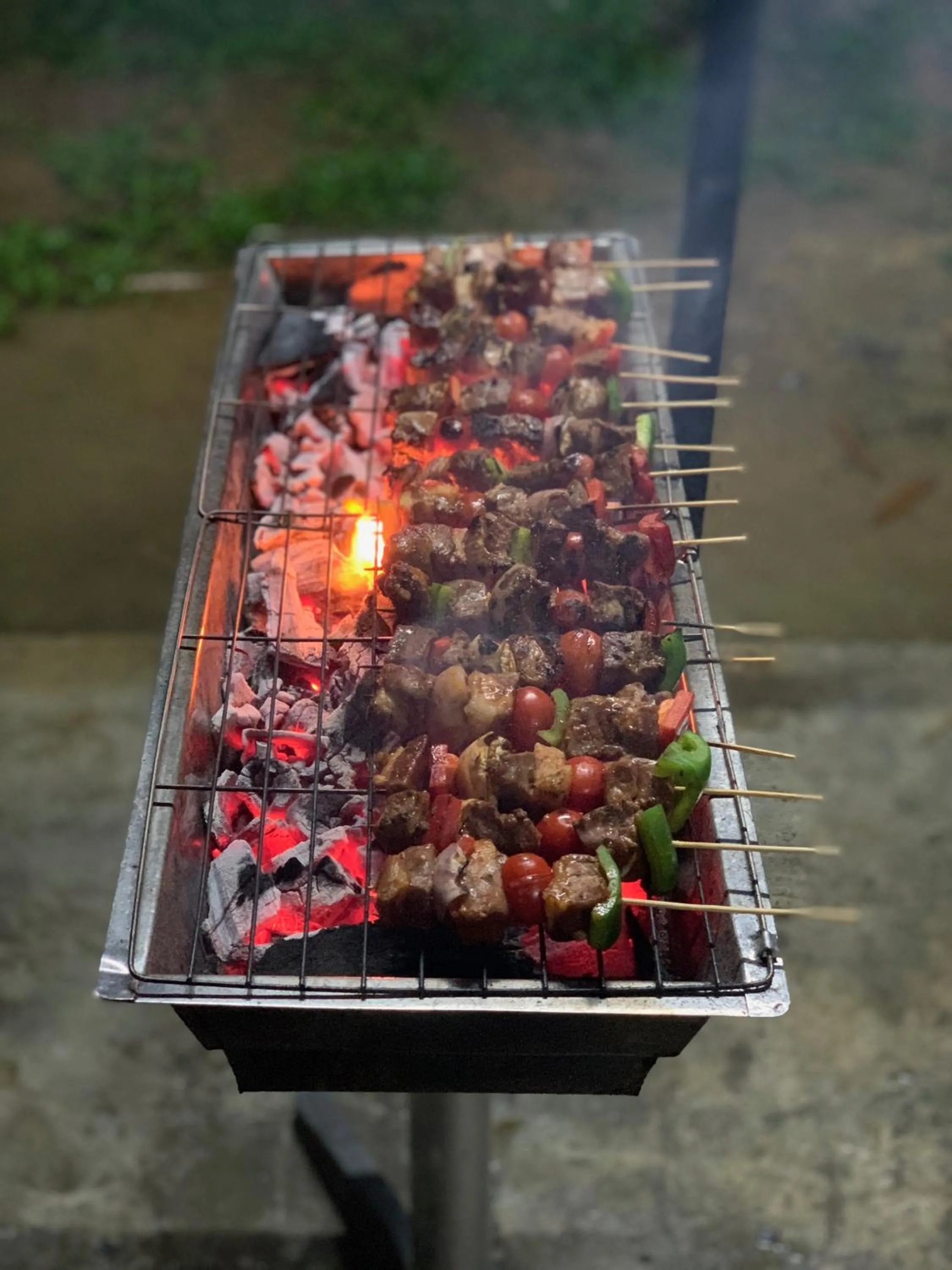 BBQ facilities in Sarang by the brook