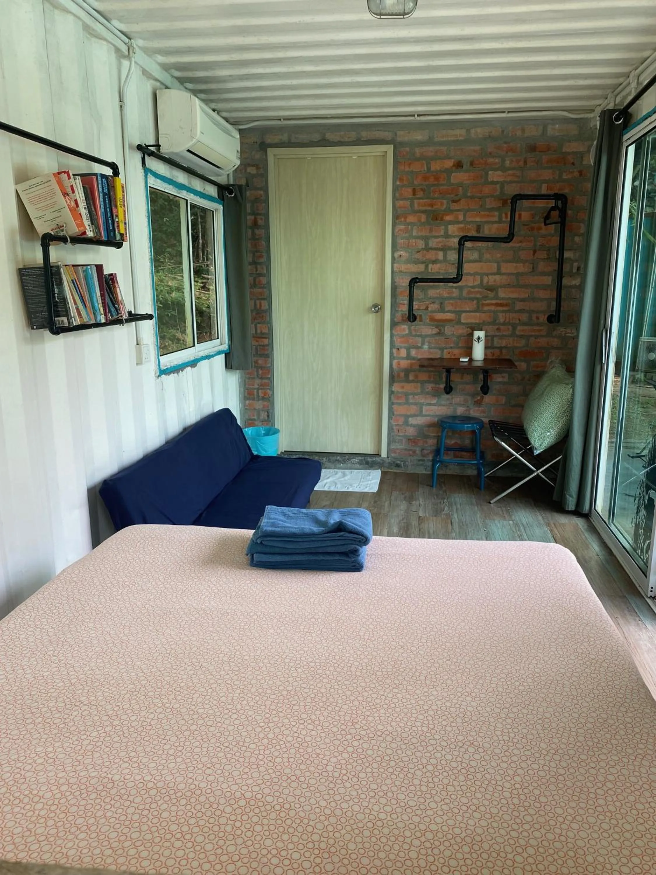 Bed in Sarang by the brook