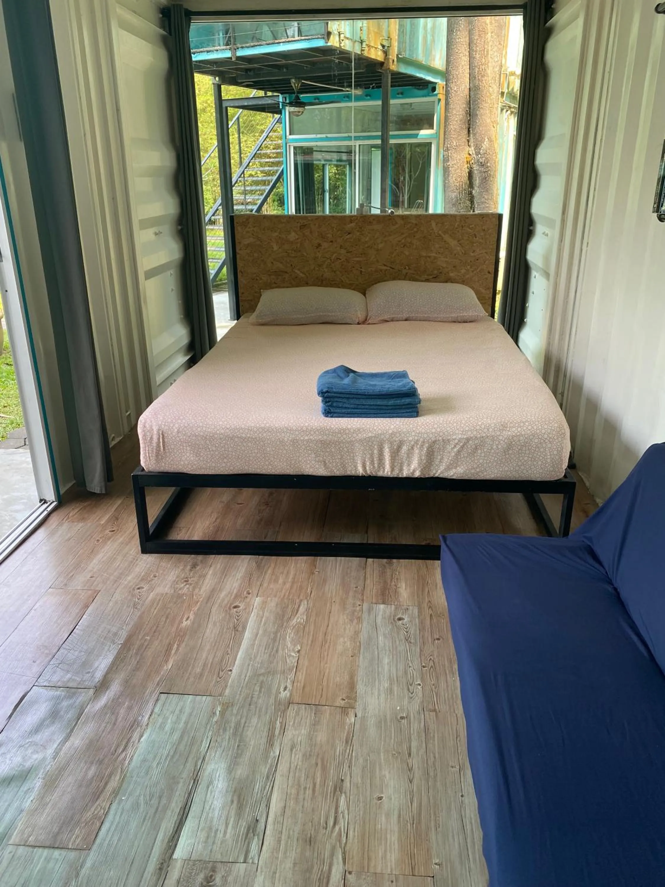 Bed in Sarang by the brook