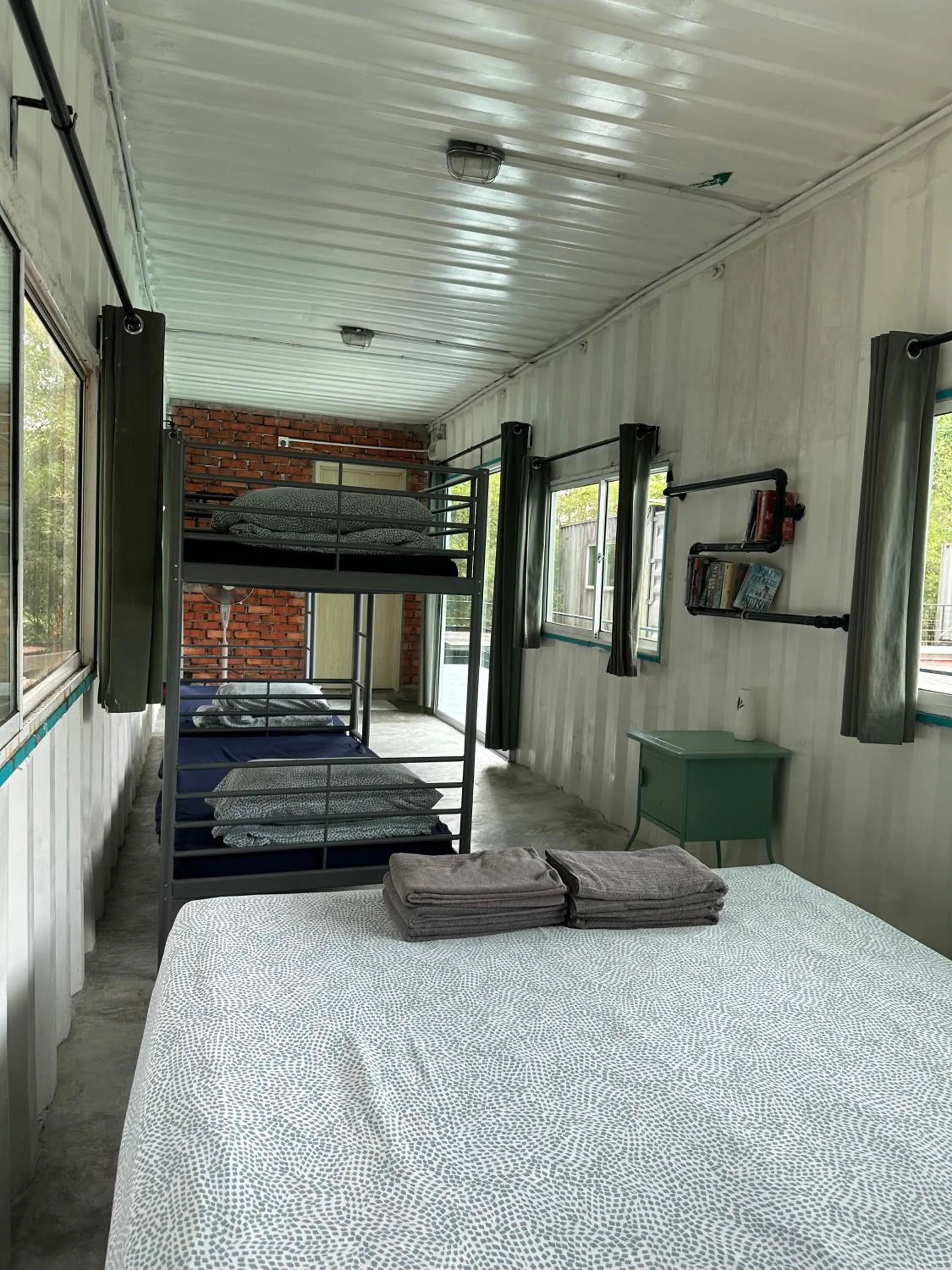 Bed in Sarang by the brook