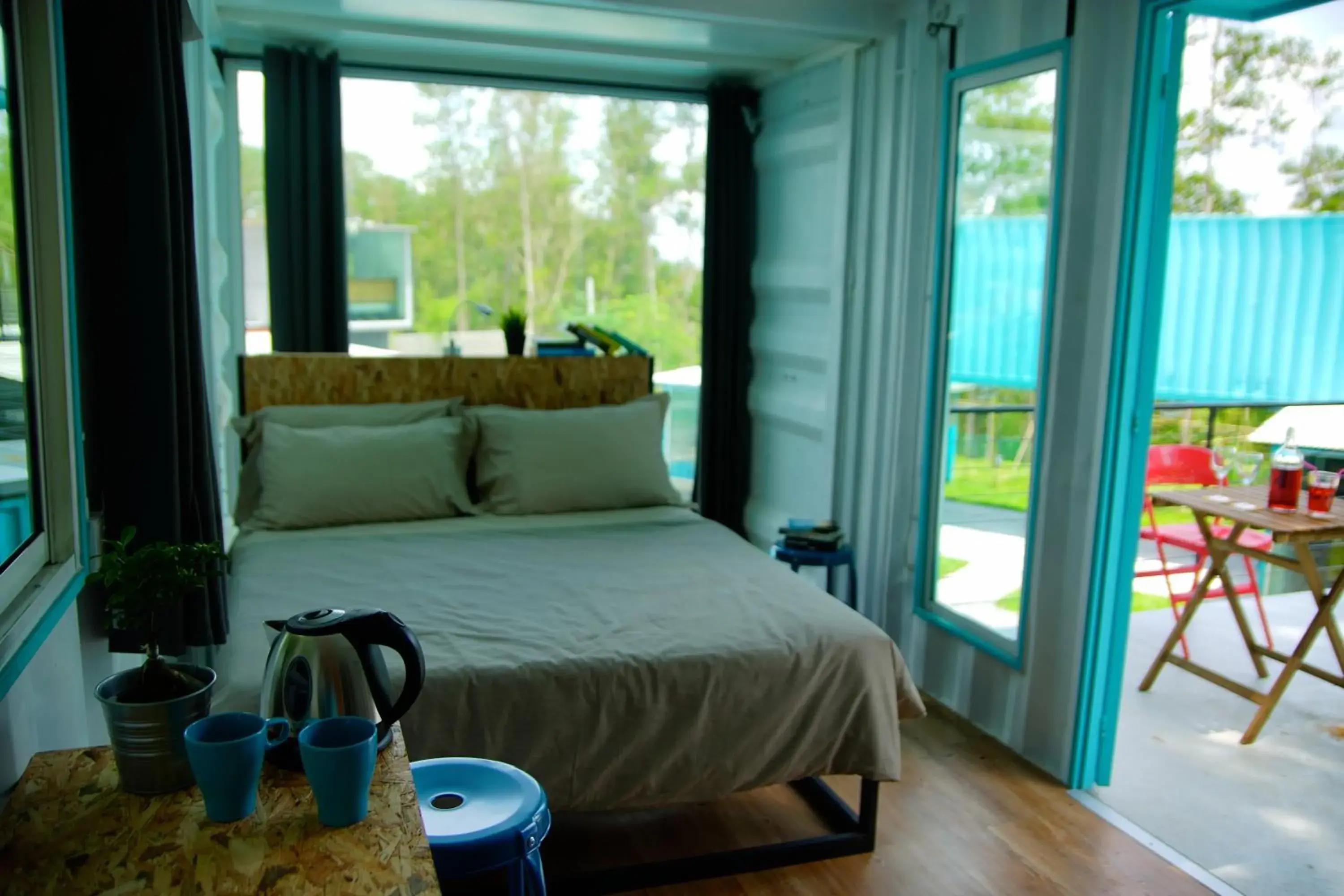 Bed in Sarang by the brook Bed in Sarang by the brook