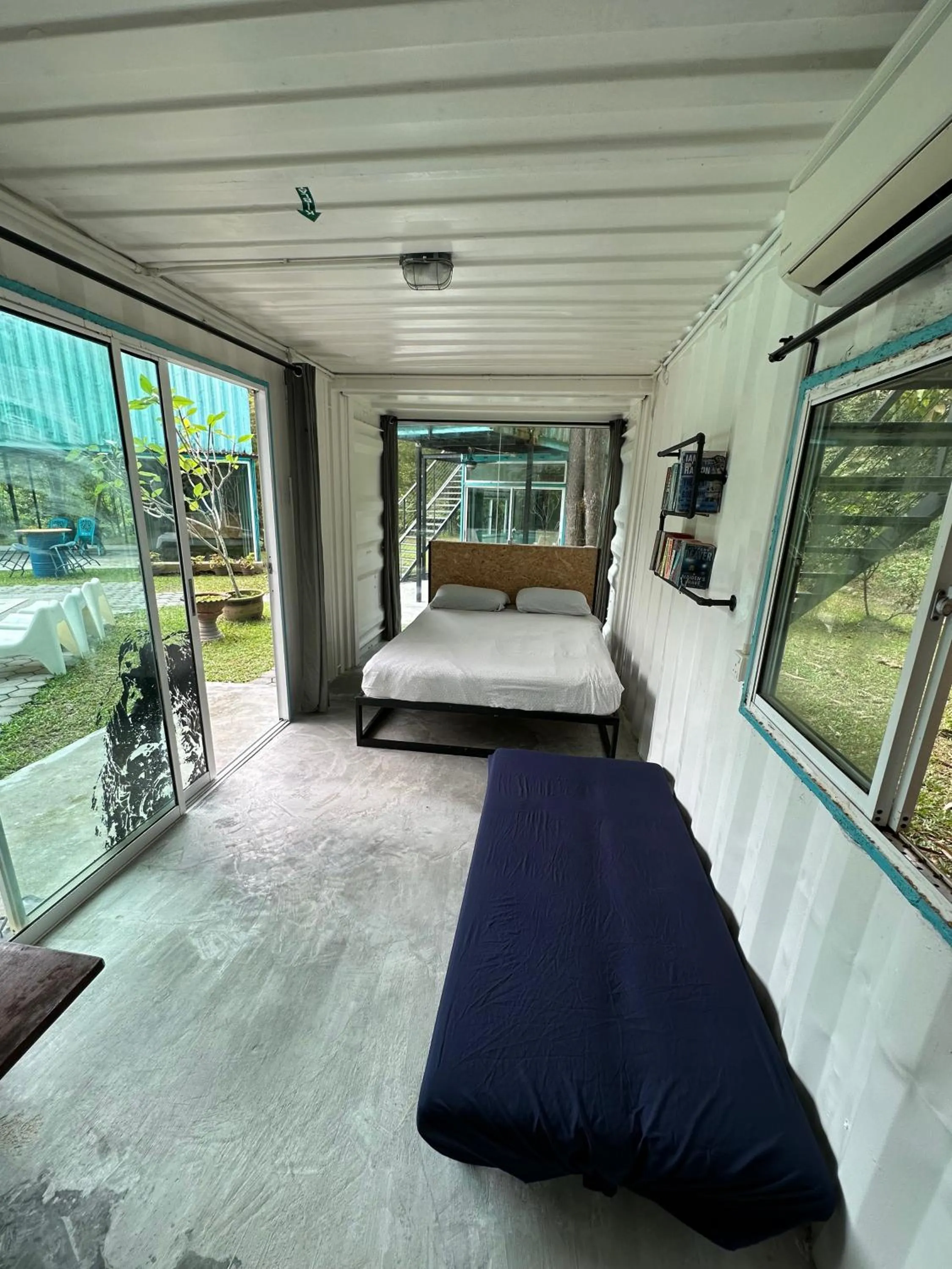 Bed in Sarang by the brook