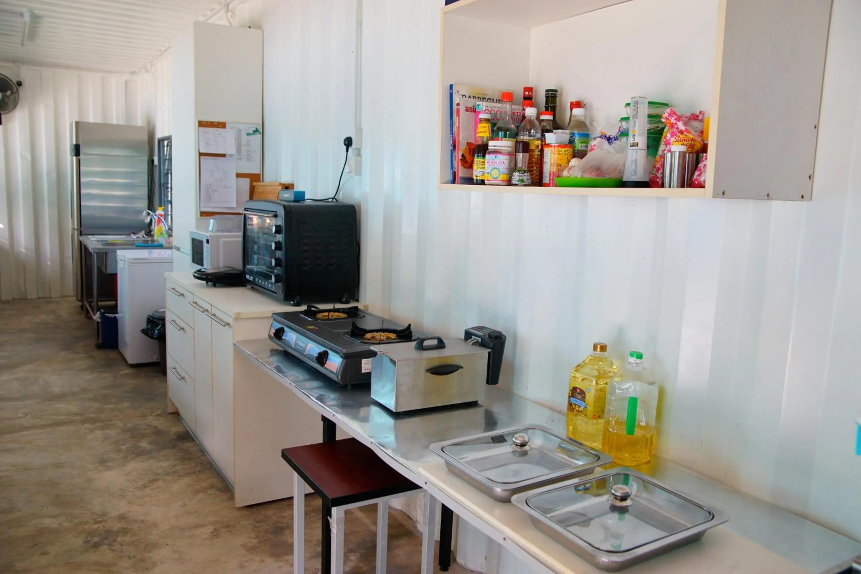 Kitchen or kitchenette in Sarang by the brook