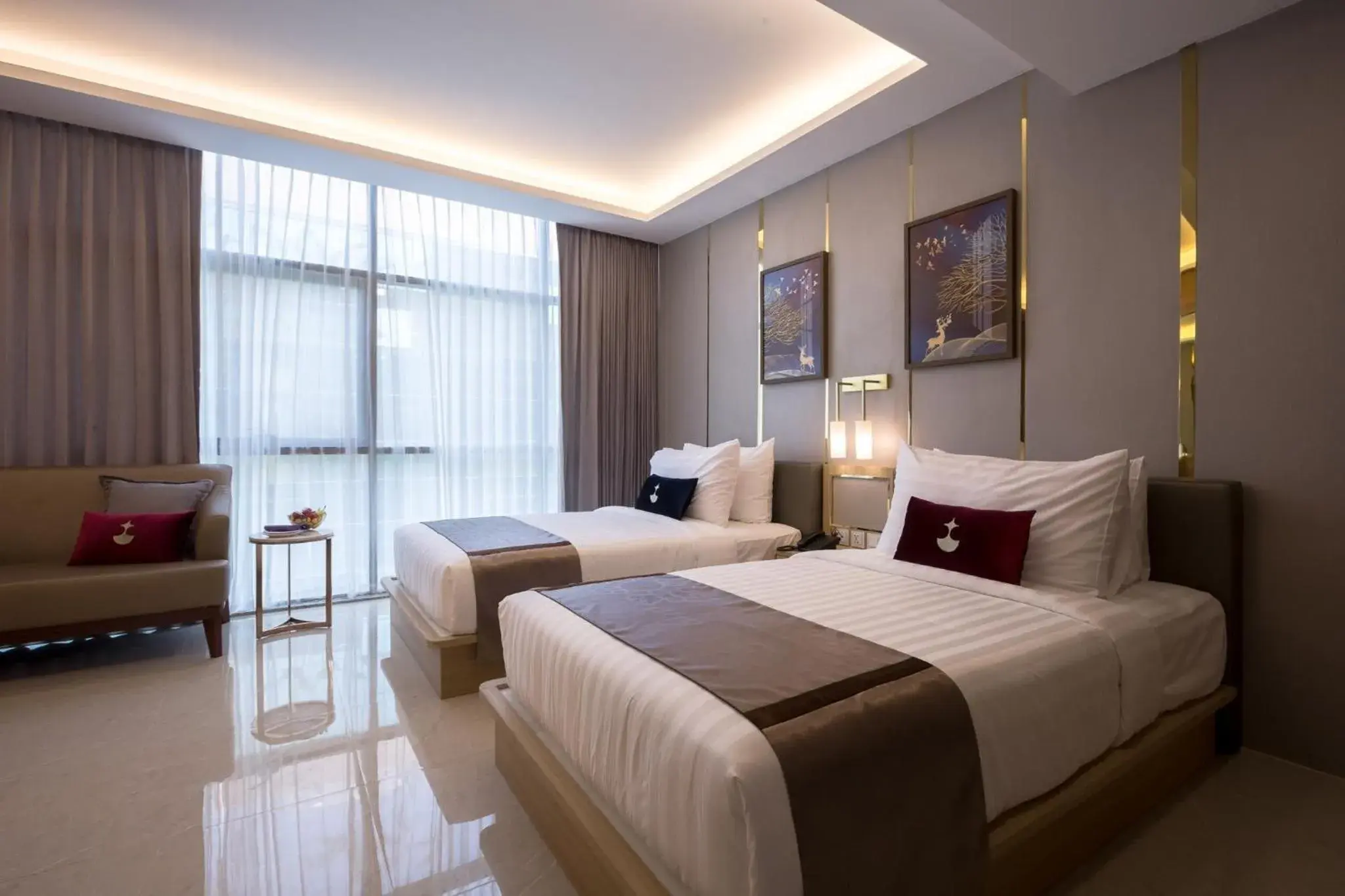 Bed in Elegant Airport Hotel Bed in Elegant Airport Hotel