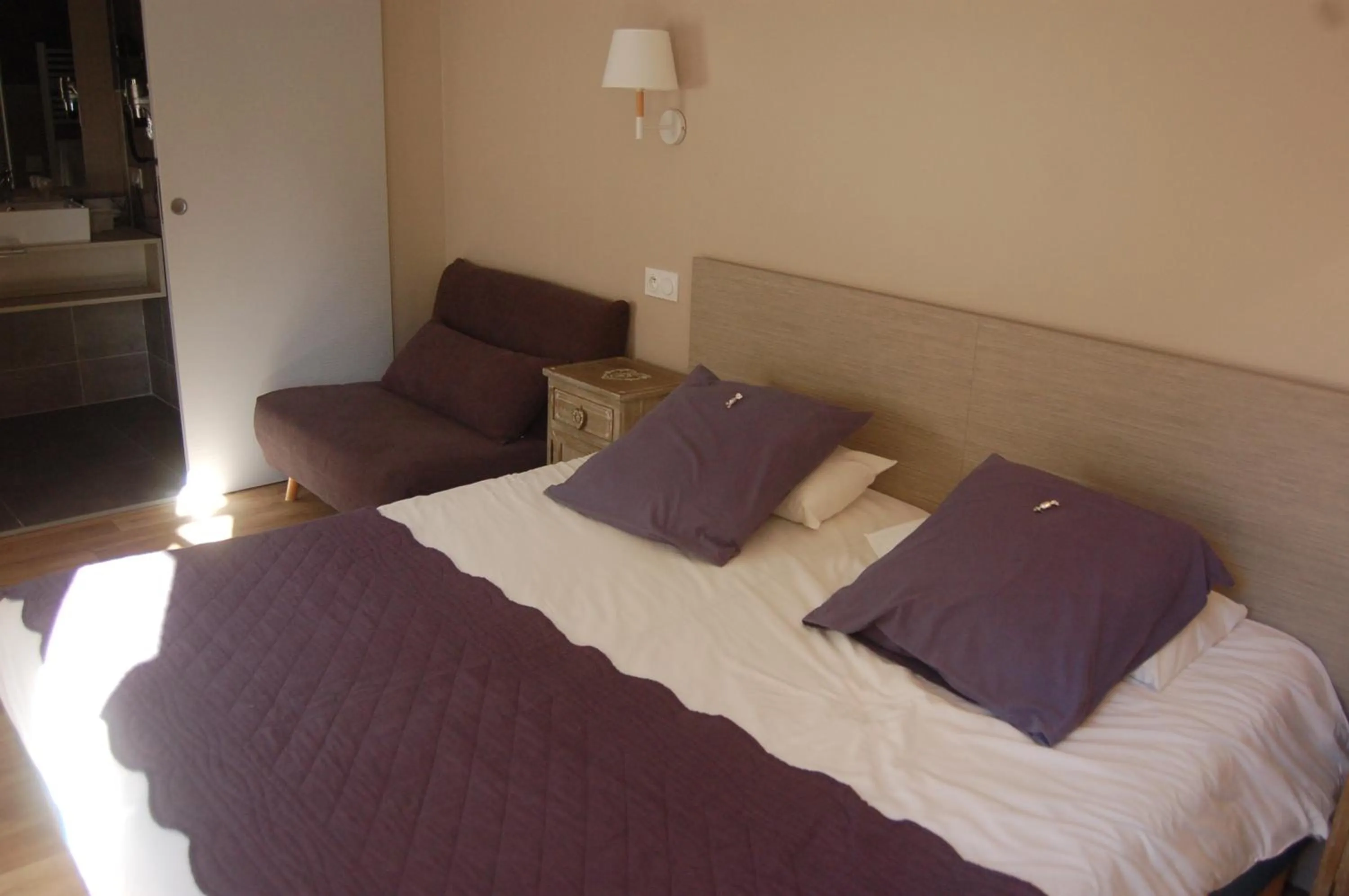 Bed in Hôtel Du Viaduc