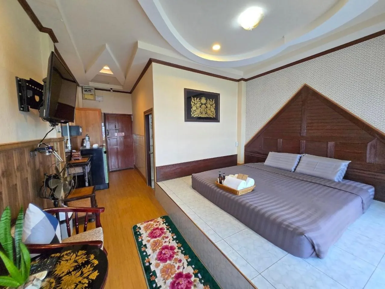 Bedroom, Bed in Suwanna Riverside