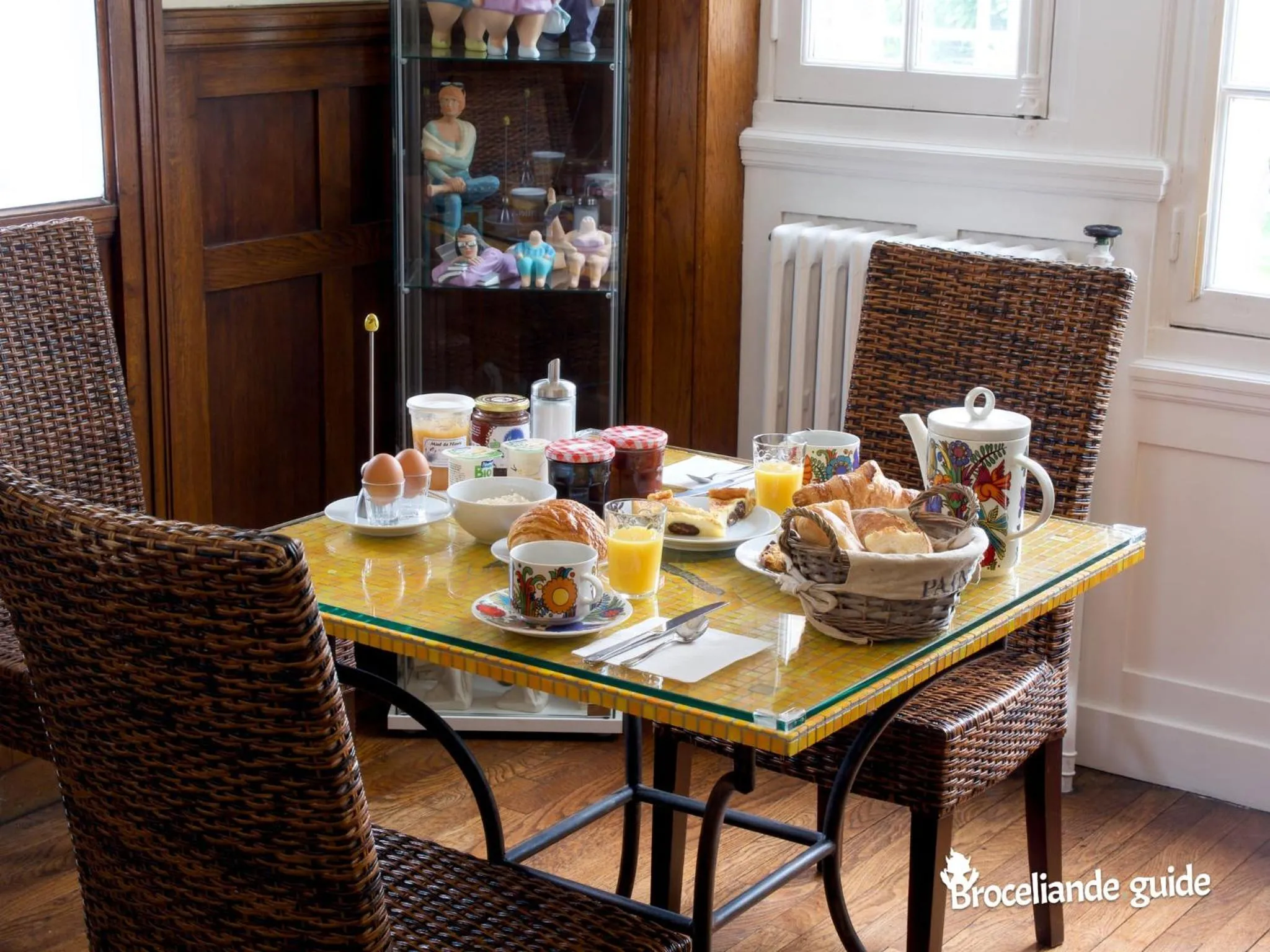 Breakfast in La Maison Rouge Brocéliande