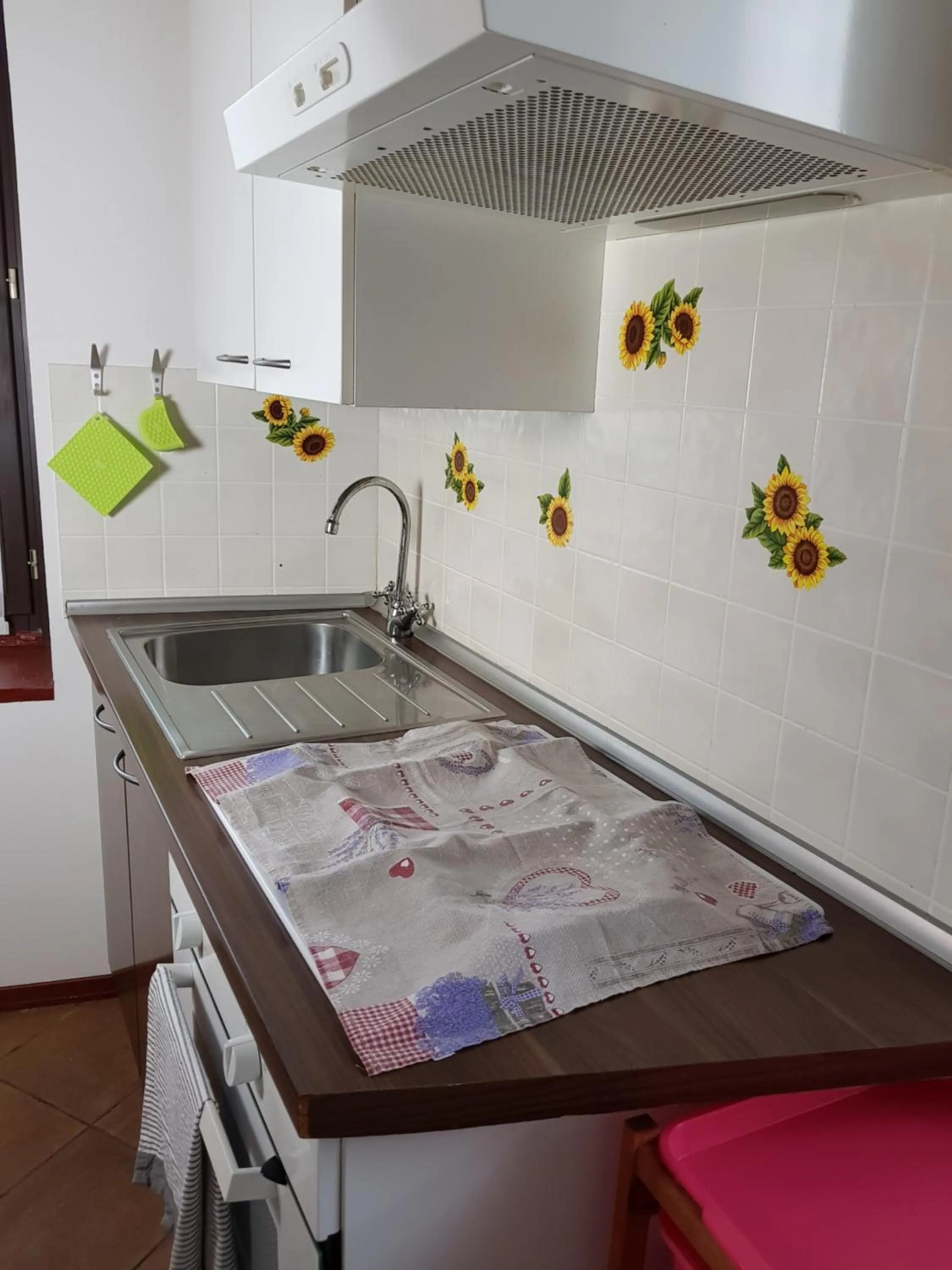 Kitchen or kitchenette in Appartamenti Old Farm