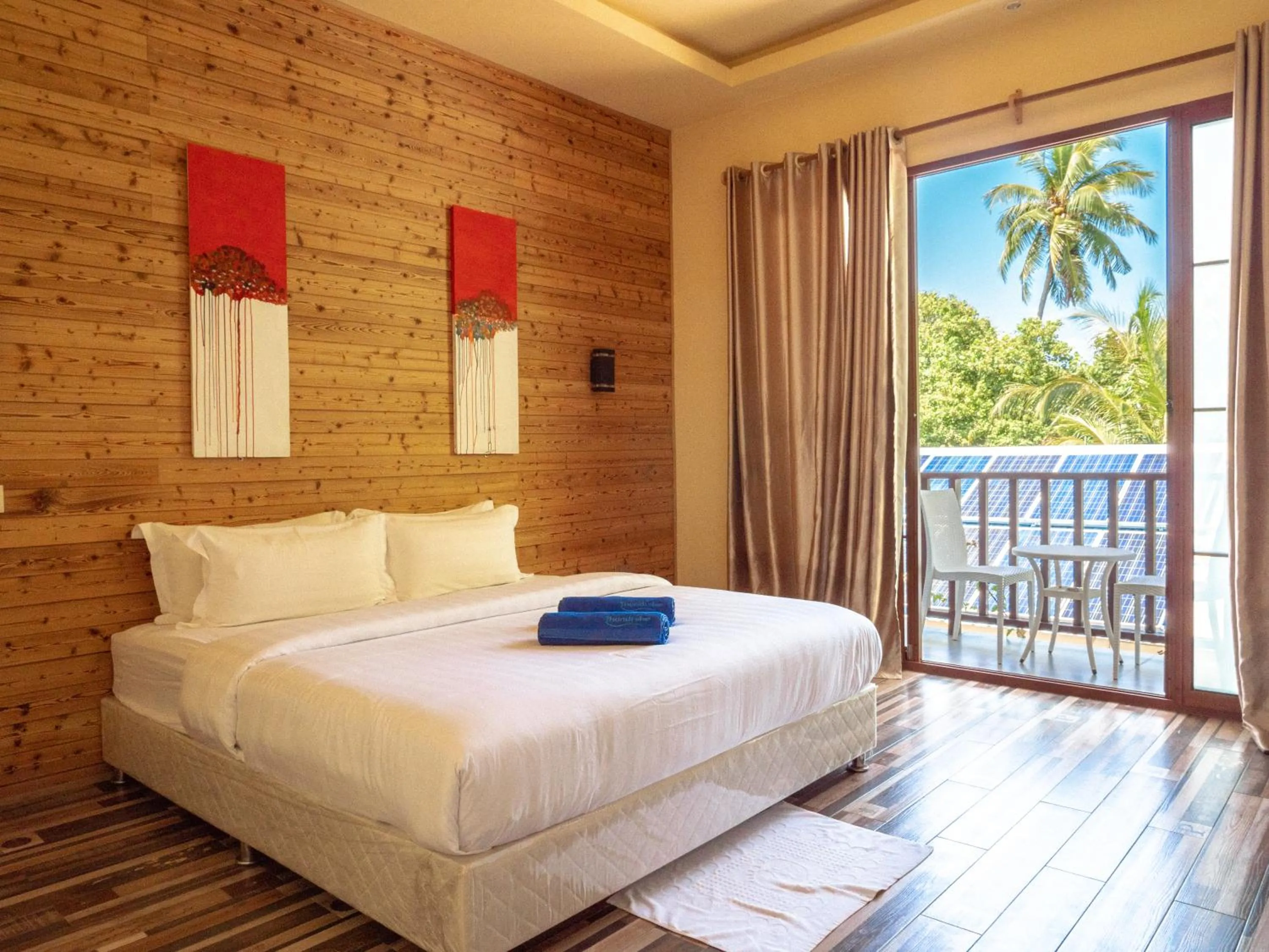 Bed in Thundi Village & Spa