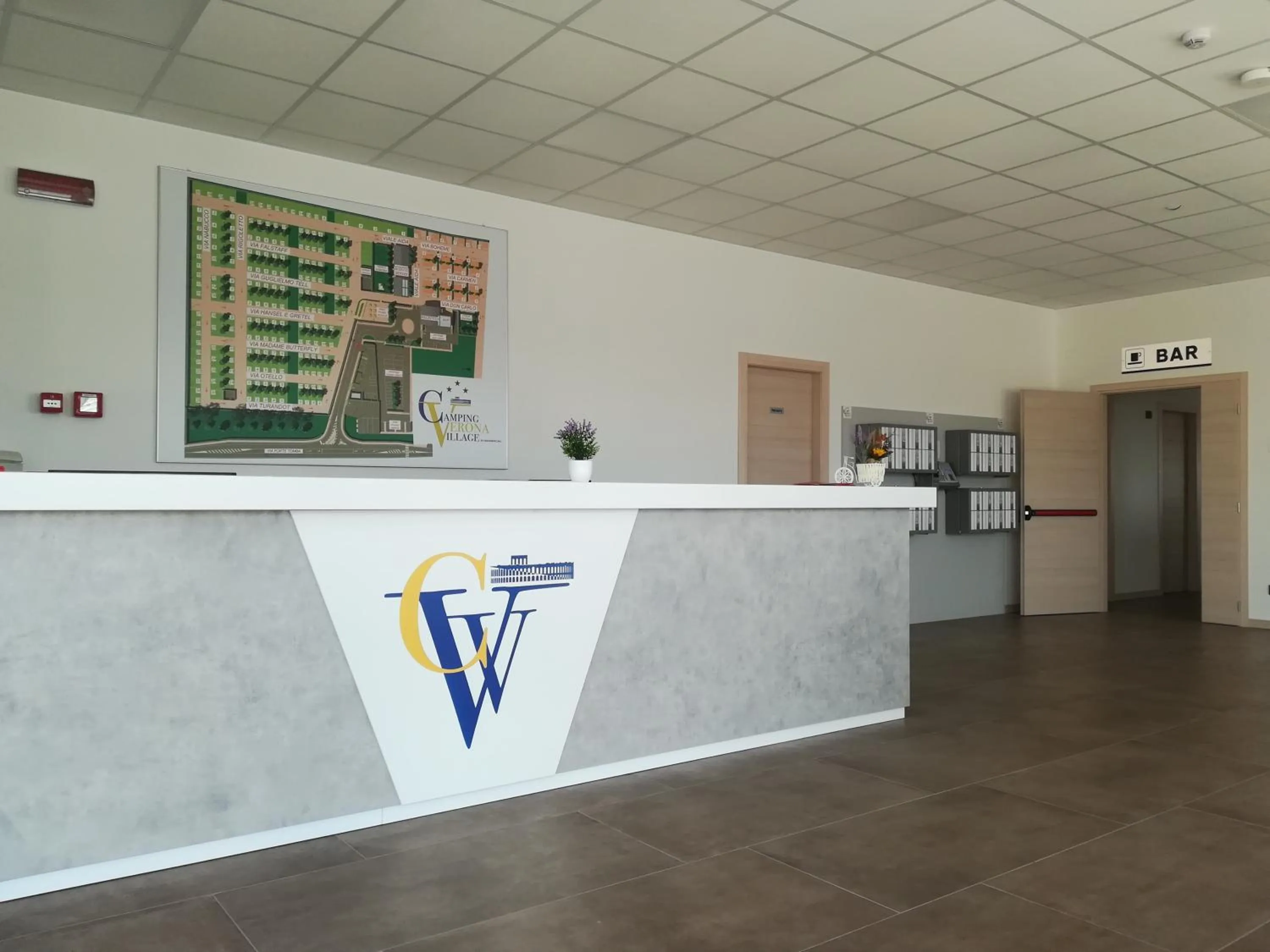 Lobby or reception in Camping Verona Village