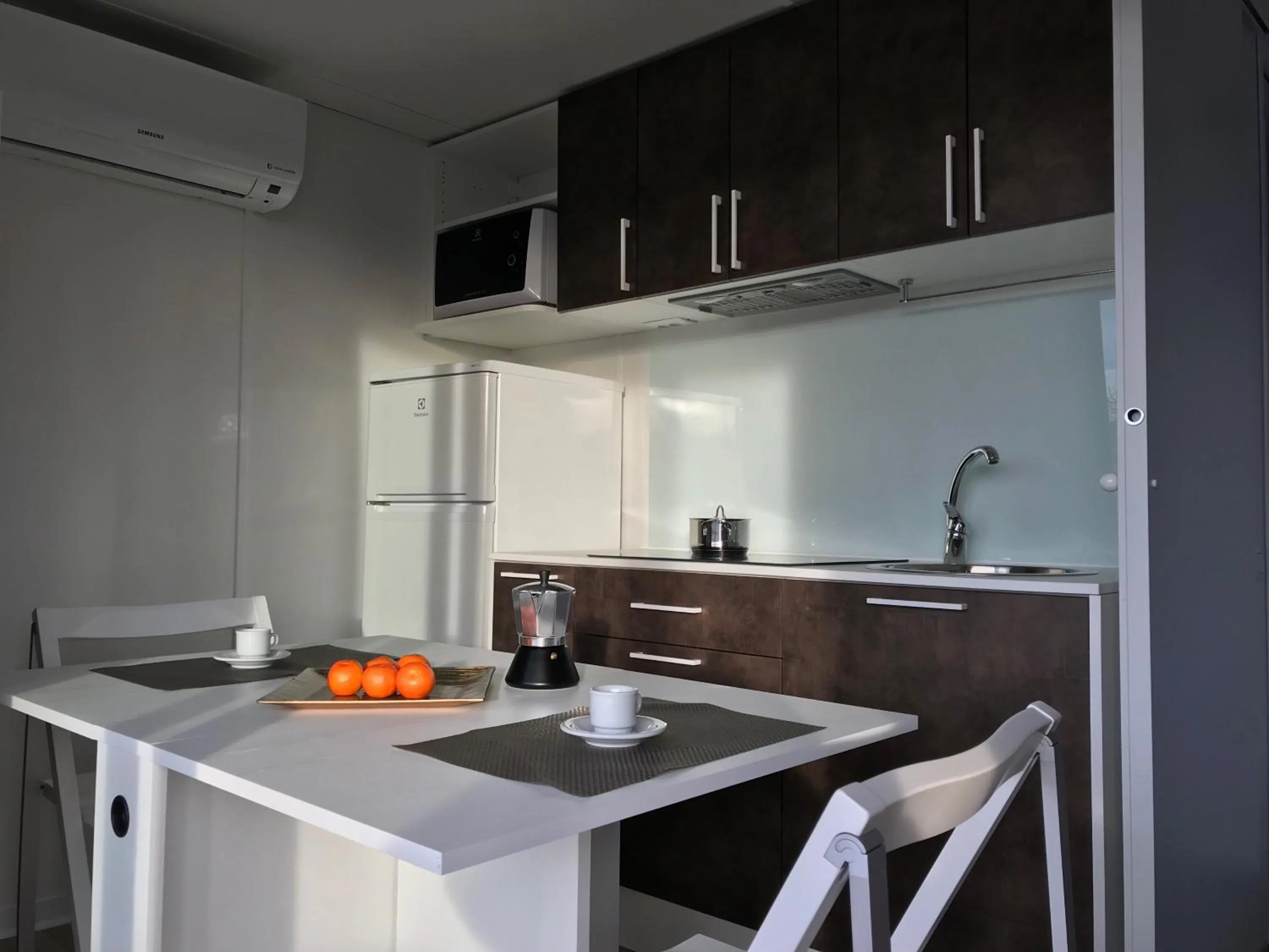 Kitchen or kitchenette in Camping Verona Village