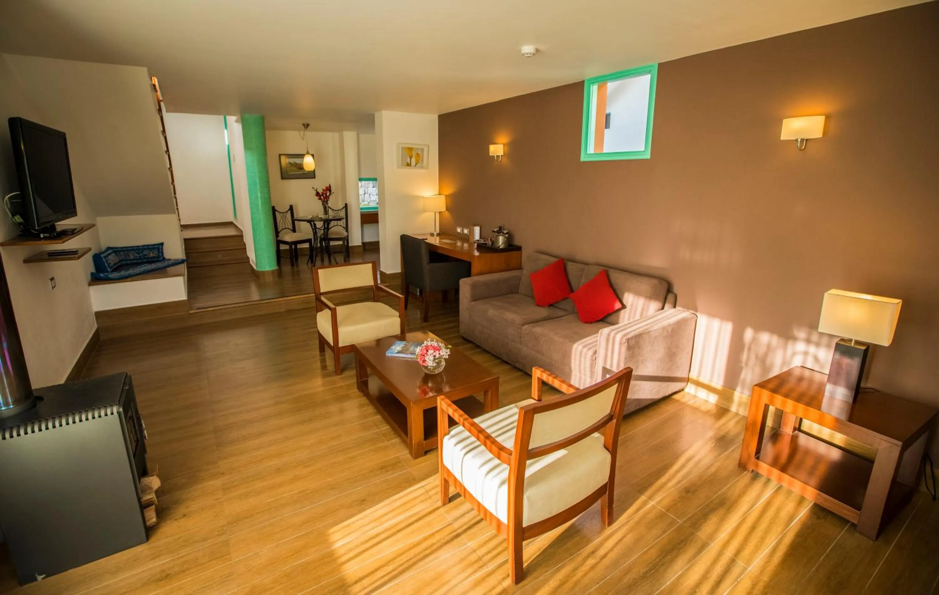 Living room in Aranwa Pueblito Encantado del Colca