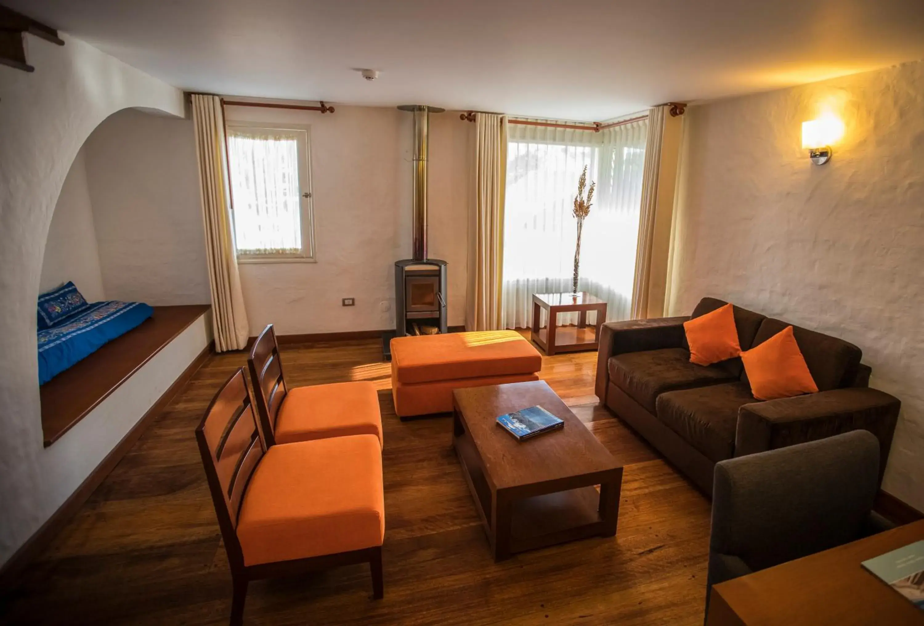 Living room, Bed in Aranwa Pueblito Encantado del Colca Living room, Bed in Aranwa Pueblito Encantado del Colca